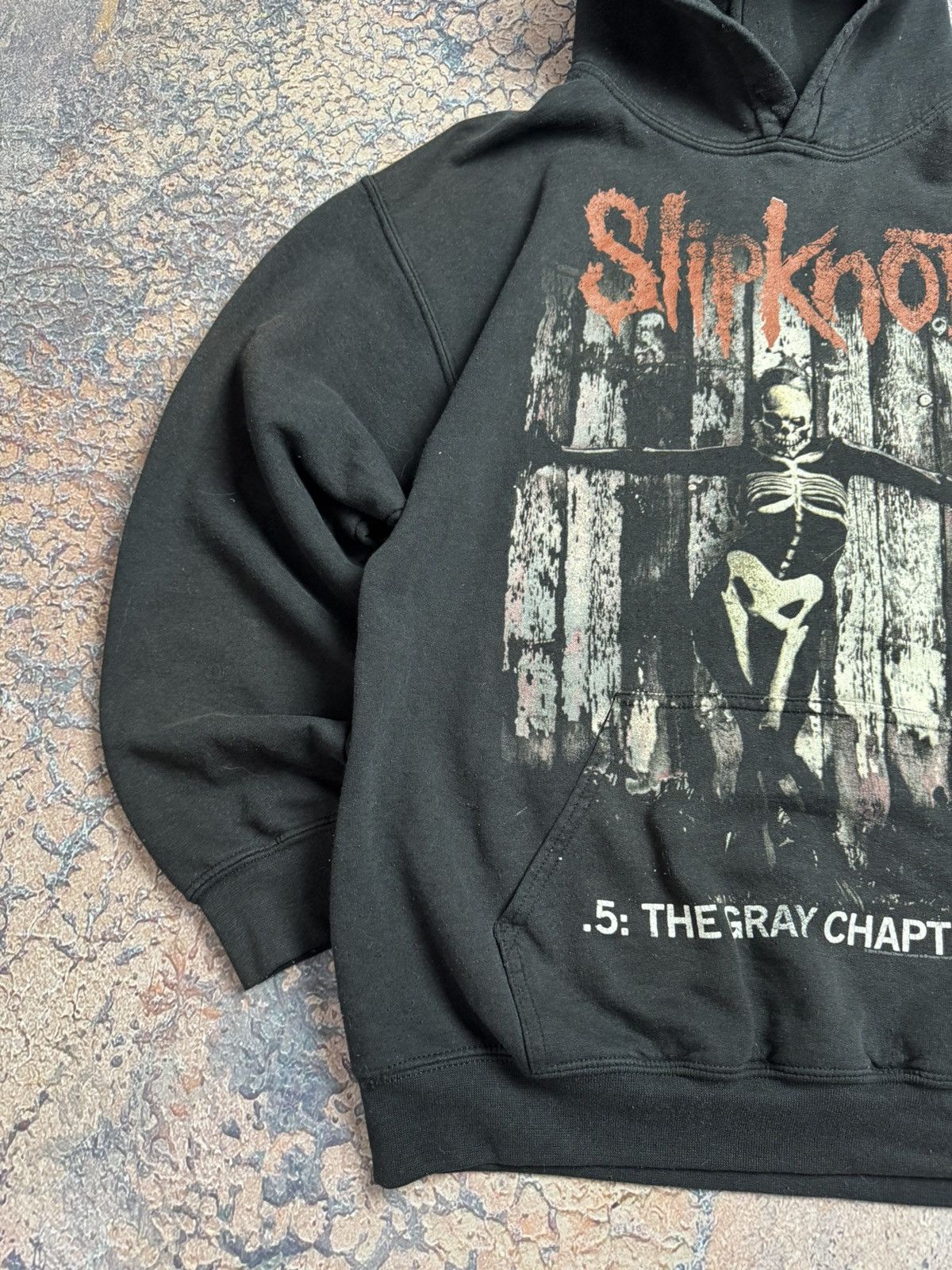 Gildan VINTAGE SLIPKNOT 5: THE GRAY CHAPTER HOODIE Size US M / EU 48-50 / 2 - 3 Thumbnail