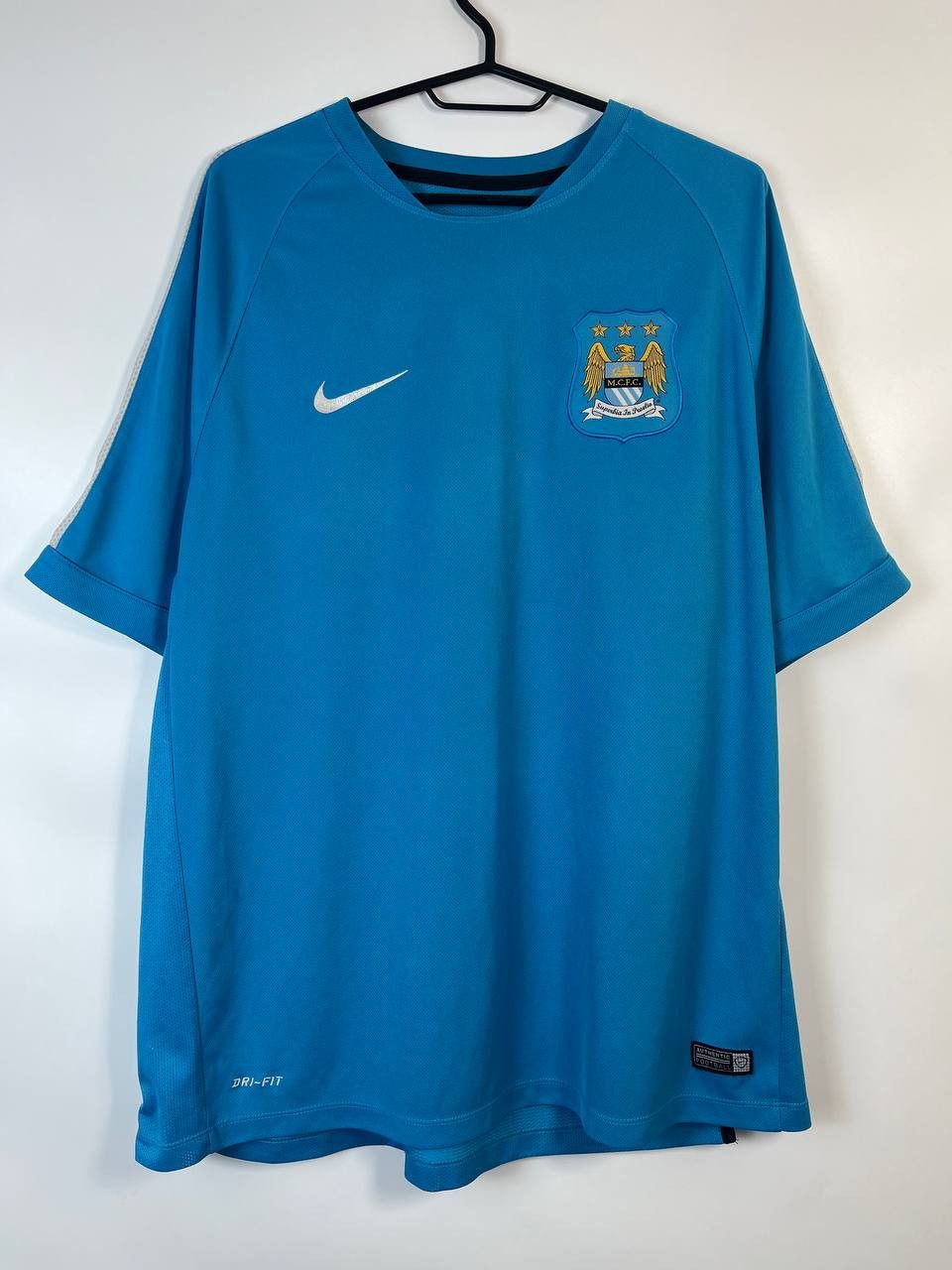 MANCHESTER CITY 2014/15 TRAINING FOOTBALL SHIRT NIKE Sz 2XL