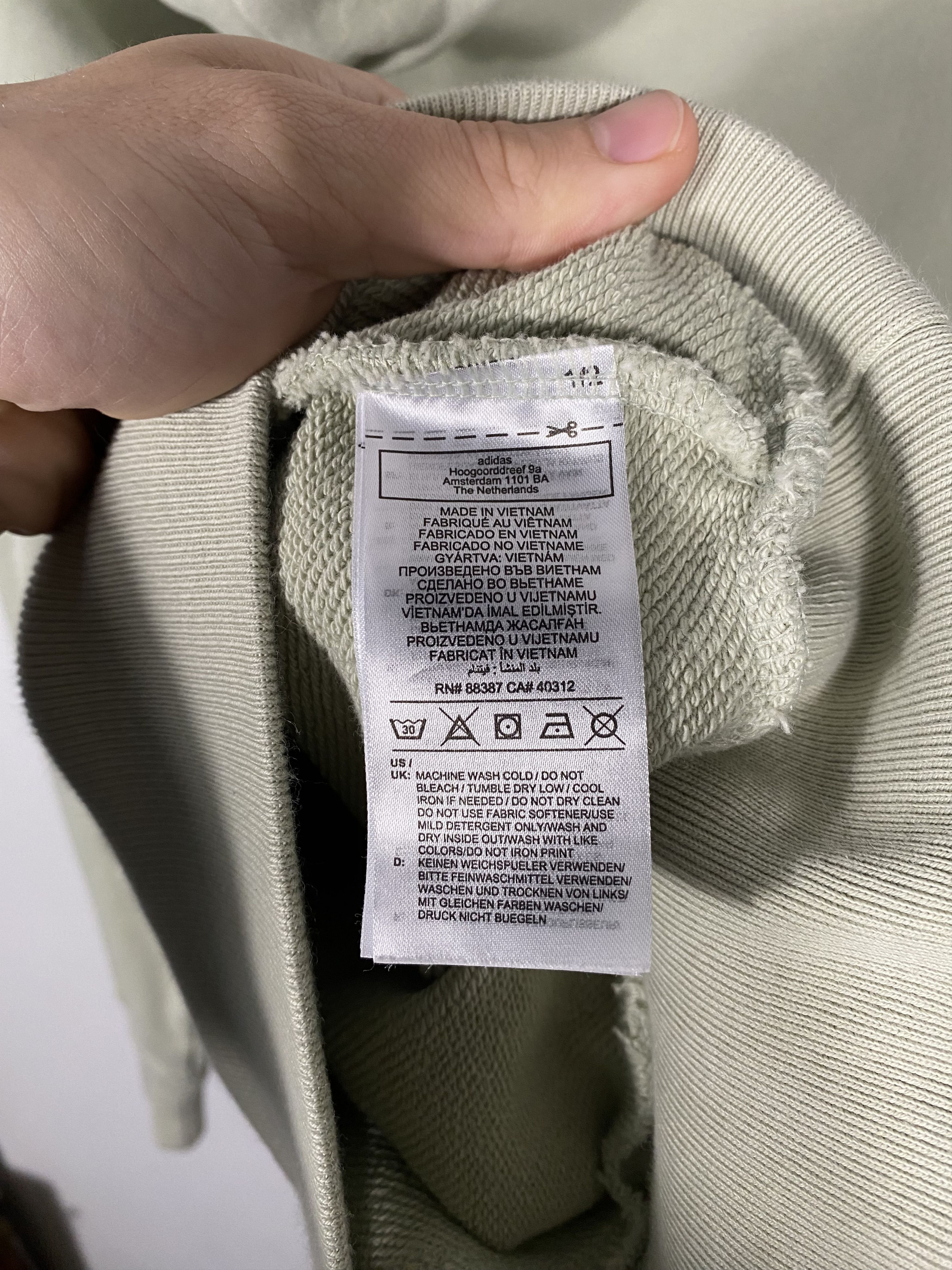 Adidas × Pharrell SSENSE x Adidas Humanrace Tonal Pullover Hoodie Size S Size US S / EU 44-46 / 1 - 7 Thumbnail