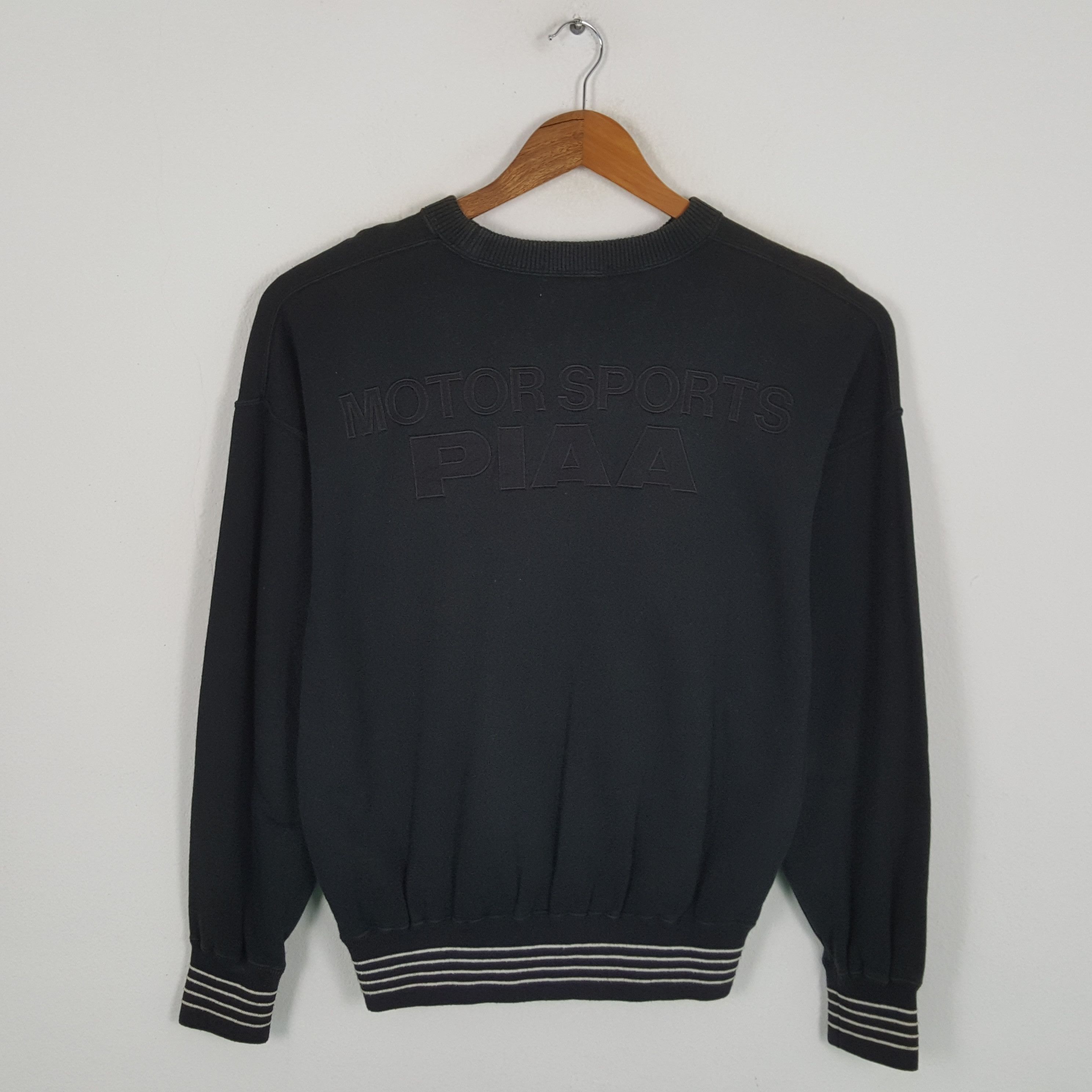 Japanese Brand × Vintage Vintage PIAA RACING MOTORSPORTS Promo All black Sweatshirts Size US M / EU 48-50 / 2 - 1 Thumbnail