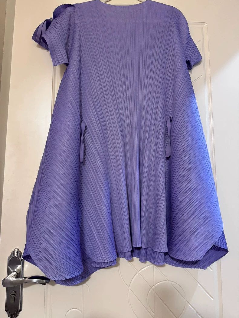 Issey Miyake Issey Miyake Purple pleated skirt Size L / US 10 / IT 46 - 6 Thumbnail