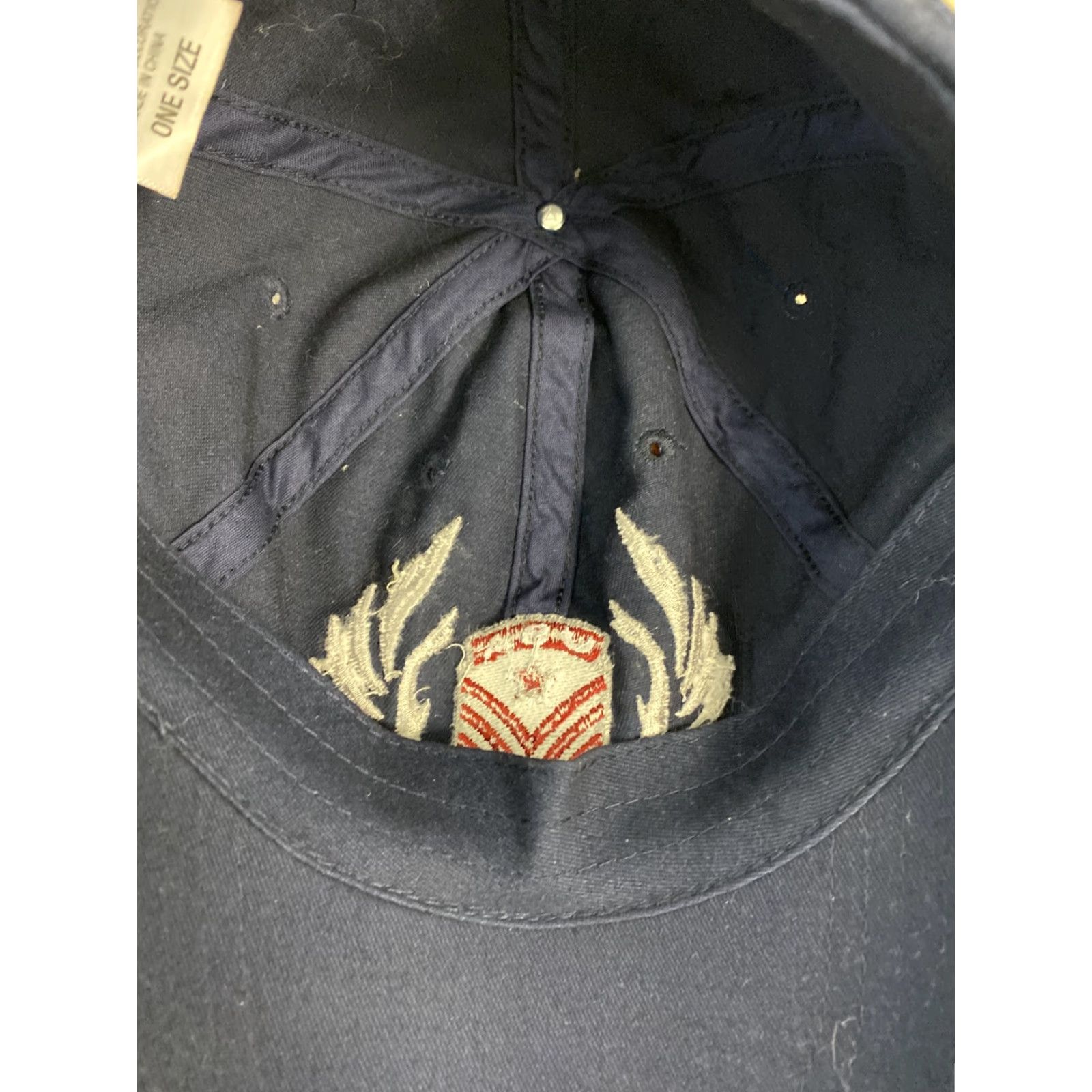 Vintage USA Cap Hat Cotton Navy Blue Patriotic Army Cap / 182 Adjustable Unisex Cadet Military Twill Embroidered Hat – Casual, All Seasons, Unbranded Size ONE SIZE - 6 Thumbnail