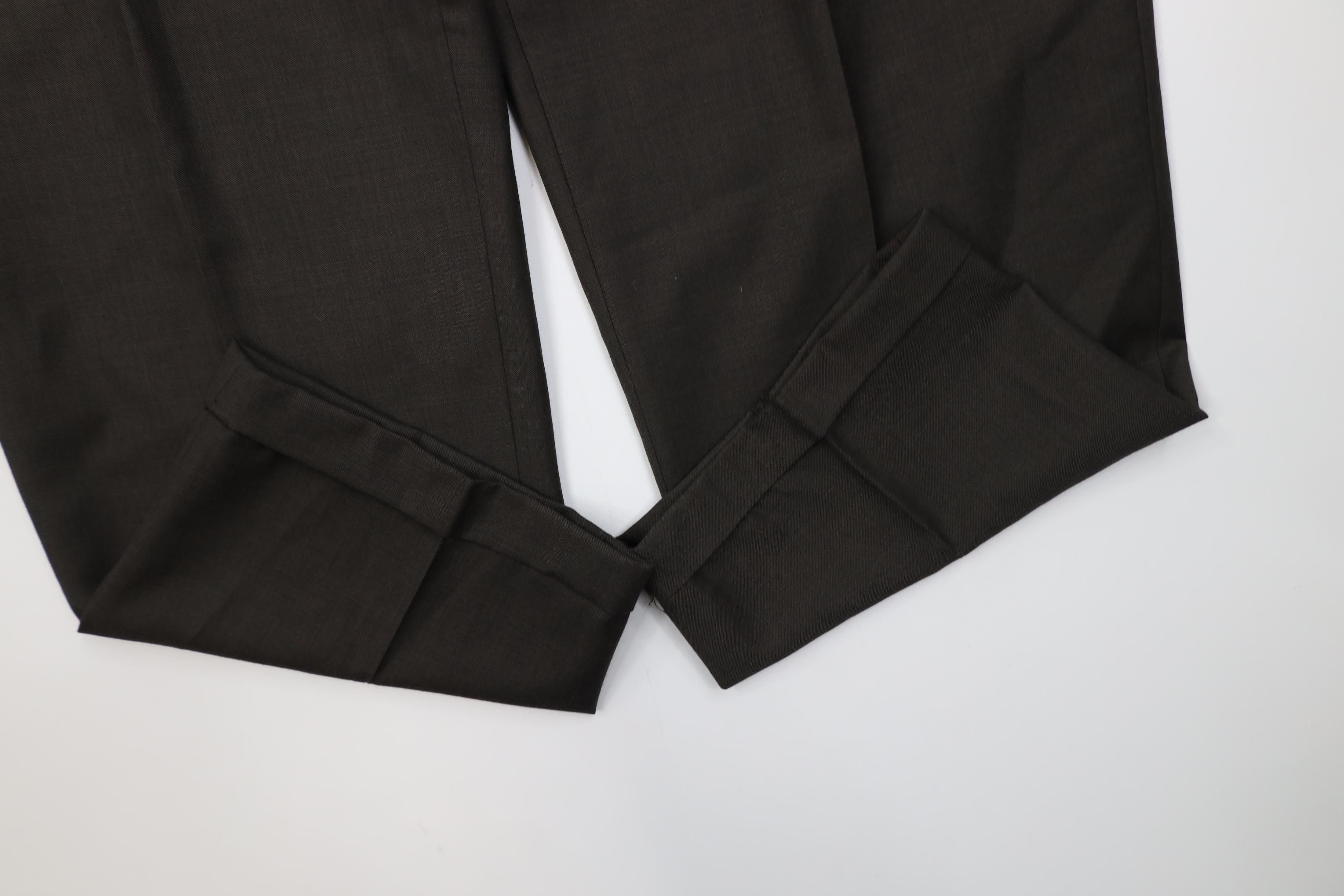 Vintage Vintage 90s Streetwear Wide Leg Chino Pants Heather Brown Size US 38 / EU 54 - 5 Thumbnail