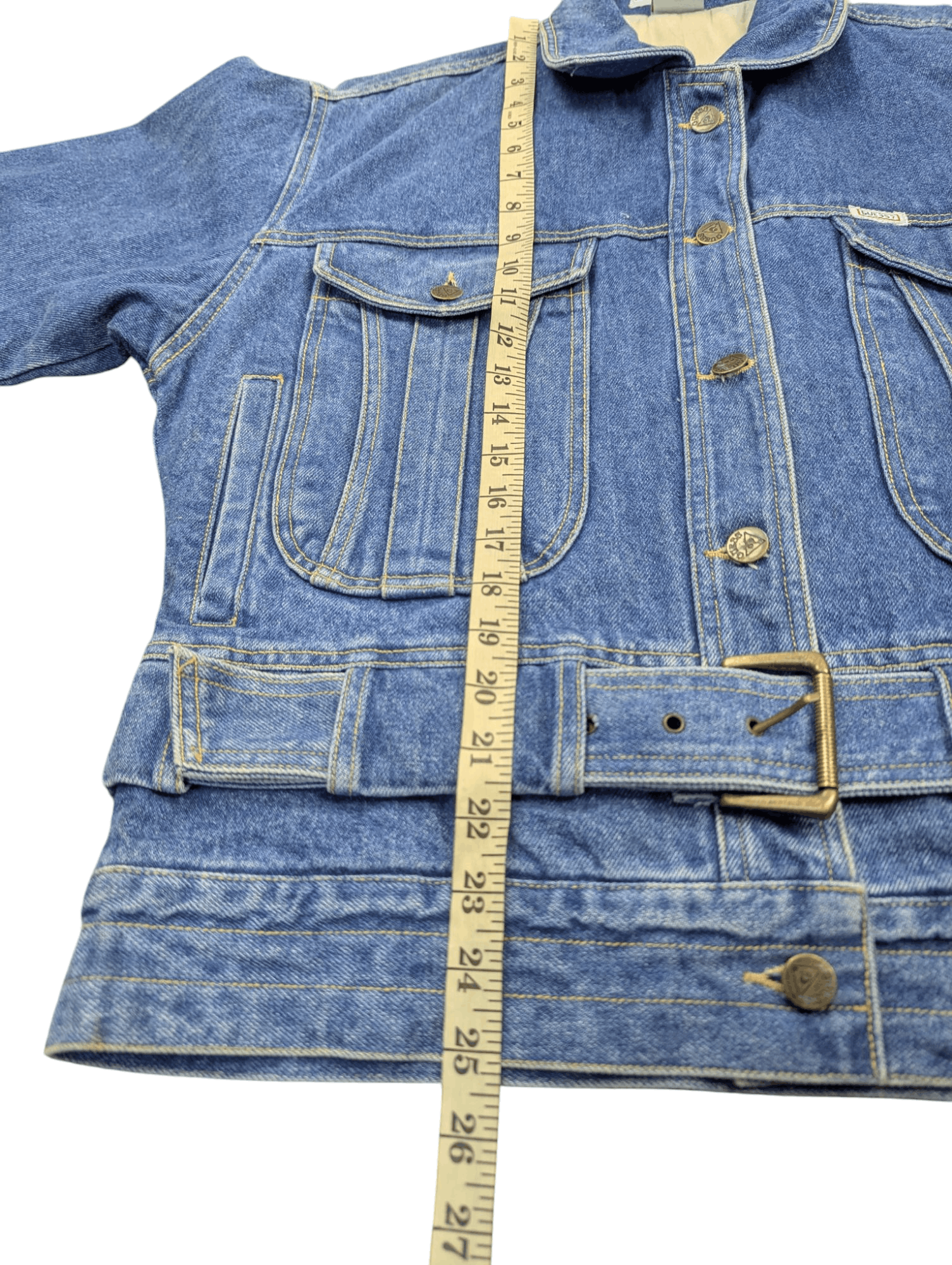 Georges Marciano Vintage 90s Georges Marciano By Guess Denim Jacket Size US M / EU 48-50 / 2 - 17 Thumbnail