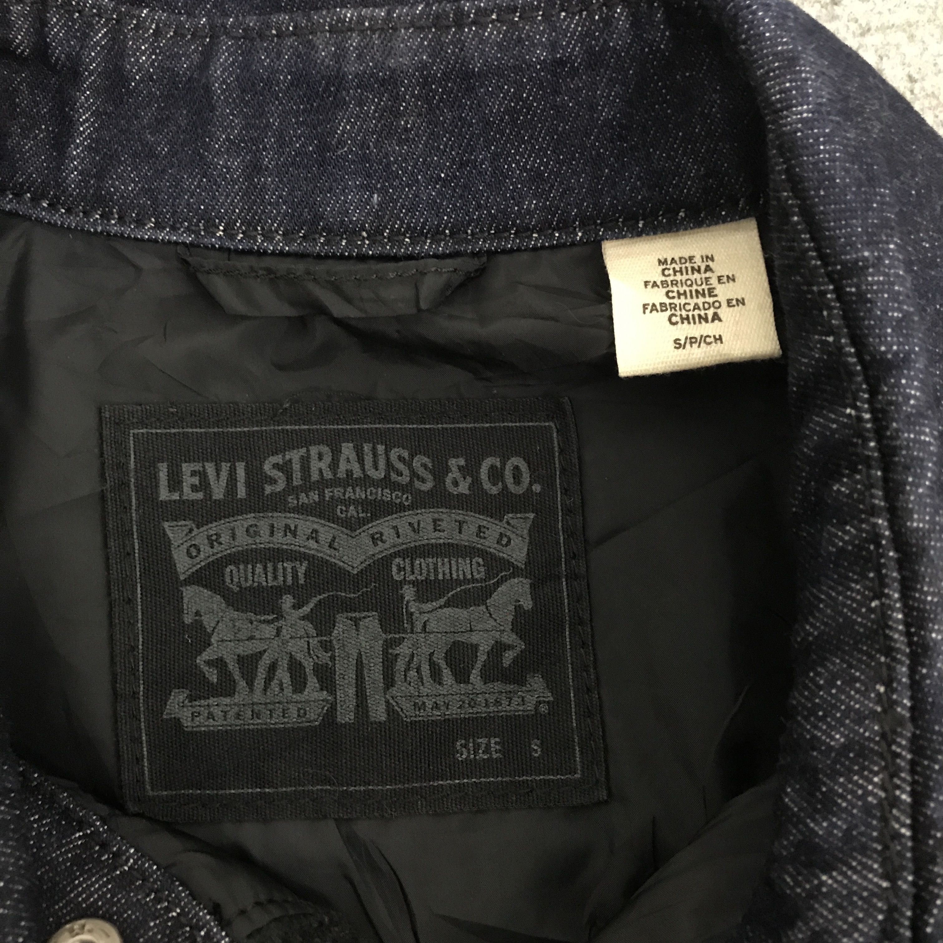 Japanese Brand × Levi's Rare Levis fleece snap button red flannel design jacket Size US S / EU 44-46 / 1 - 8 Thumbnail
