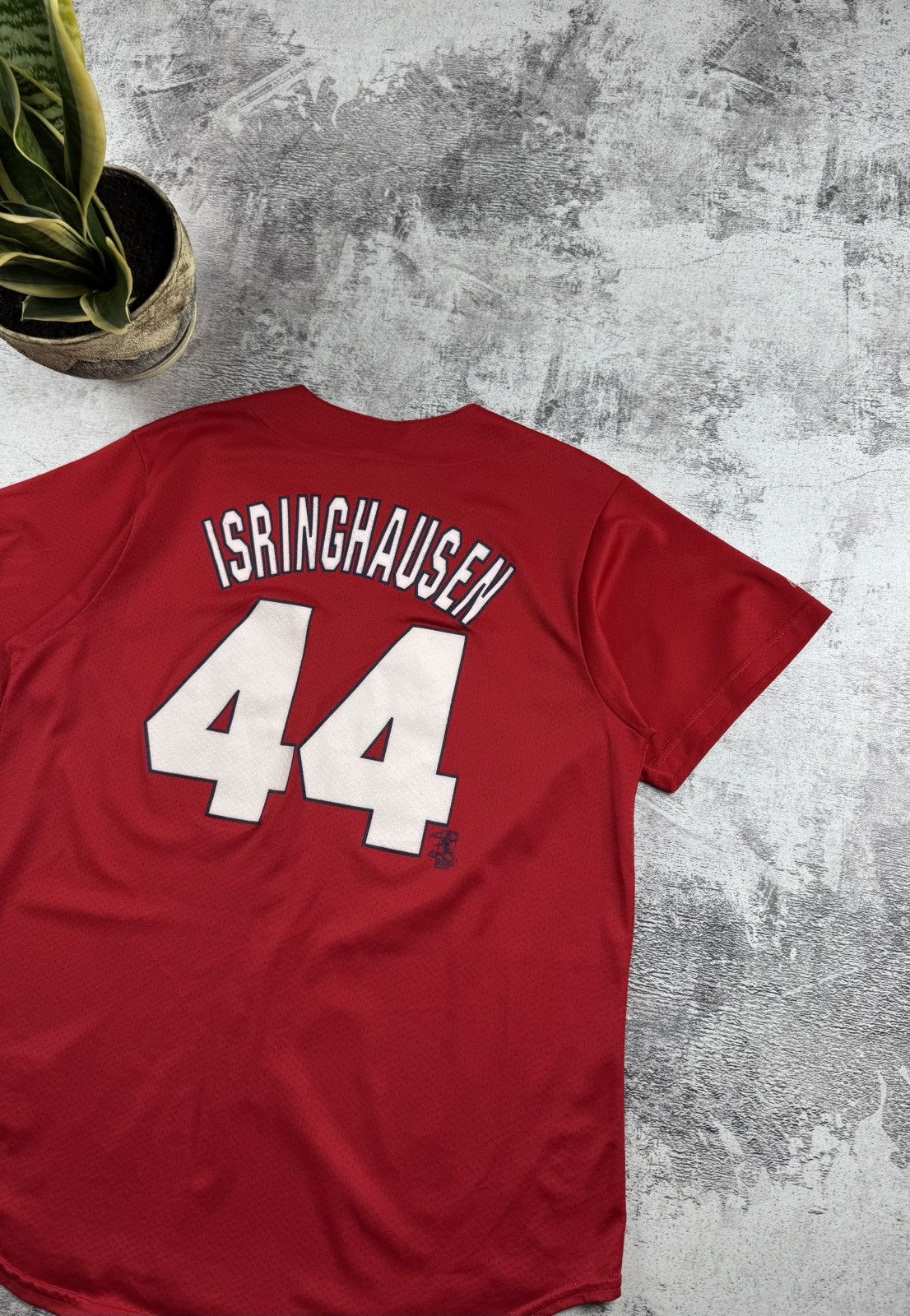 Majestic CARDINALS Isringhausen 44 USA Baseball Jersey USA T Shirt Size US L / EU 52-54 / 3 - 5 Thumbnail