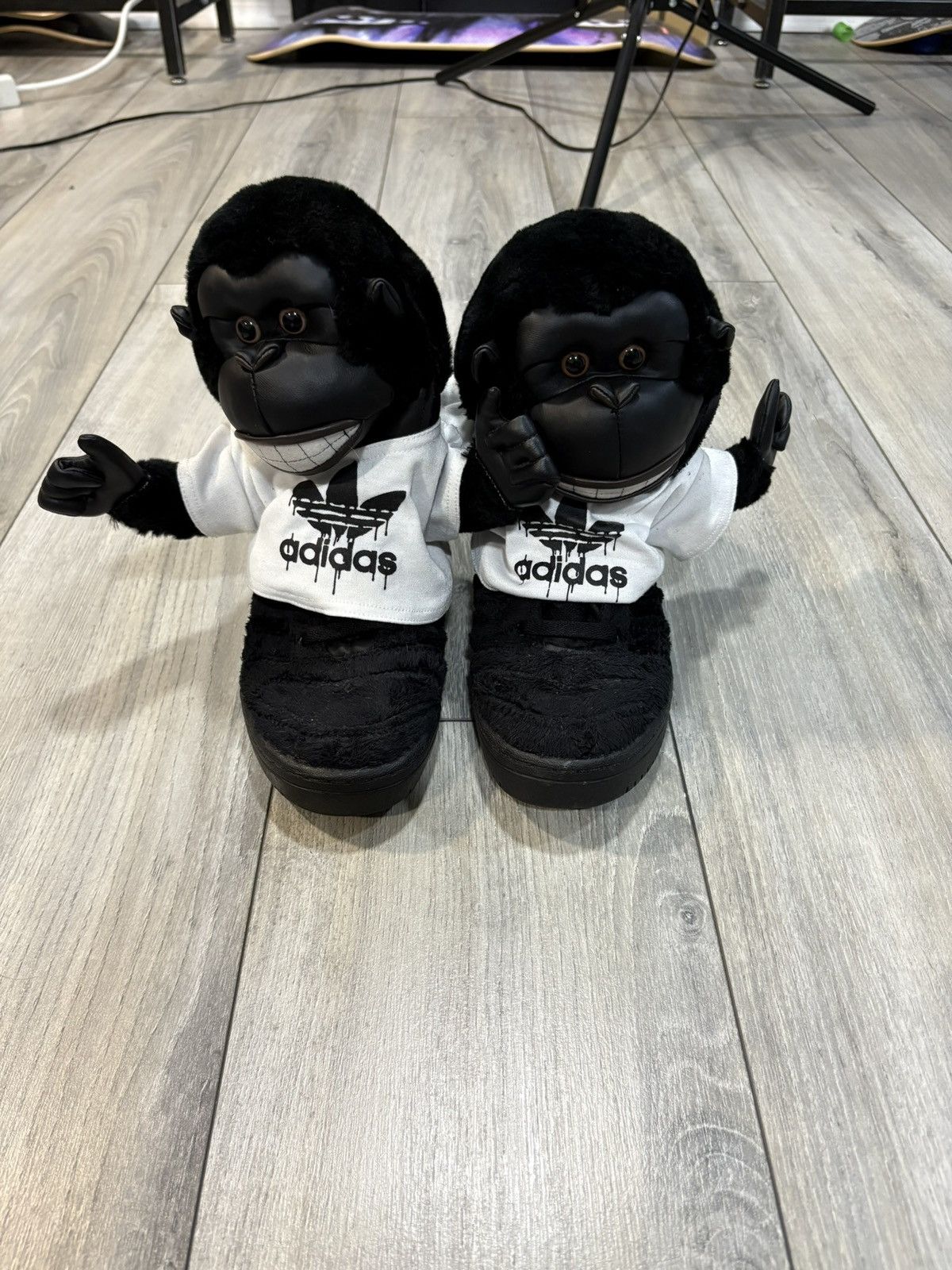 Adidas  Jeremy Scott ICONIC! JEREMY SCOTT GORILLA SNEAKERS | Grailed