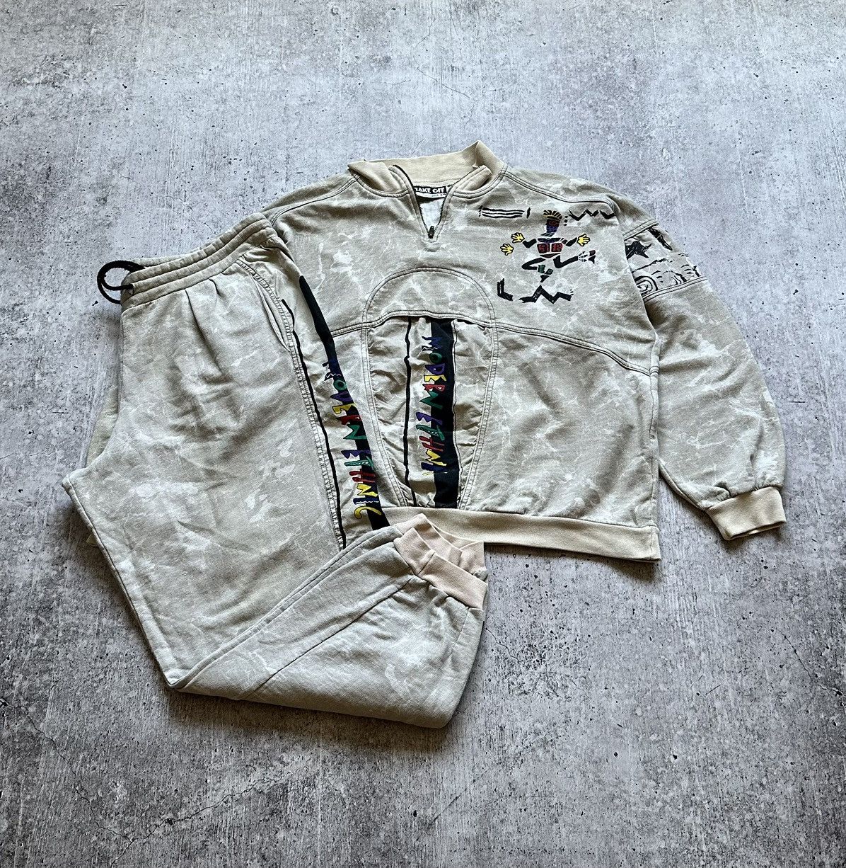 Adidas 80s 90s Adidas Take Off Vintage Tracksuit Size US XL / EU 56 / 4 - 1 Thumbnail