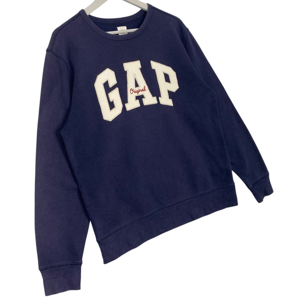 Other Vintage Gap Big Logo Printed NavyBlue Pullover Jumper Size L Size US L / EU 52-54 / 3 - 3 Thumbnail