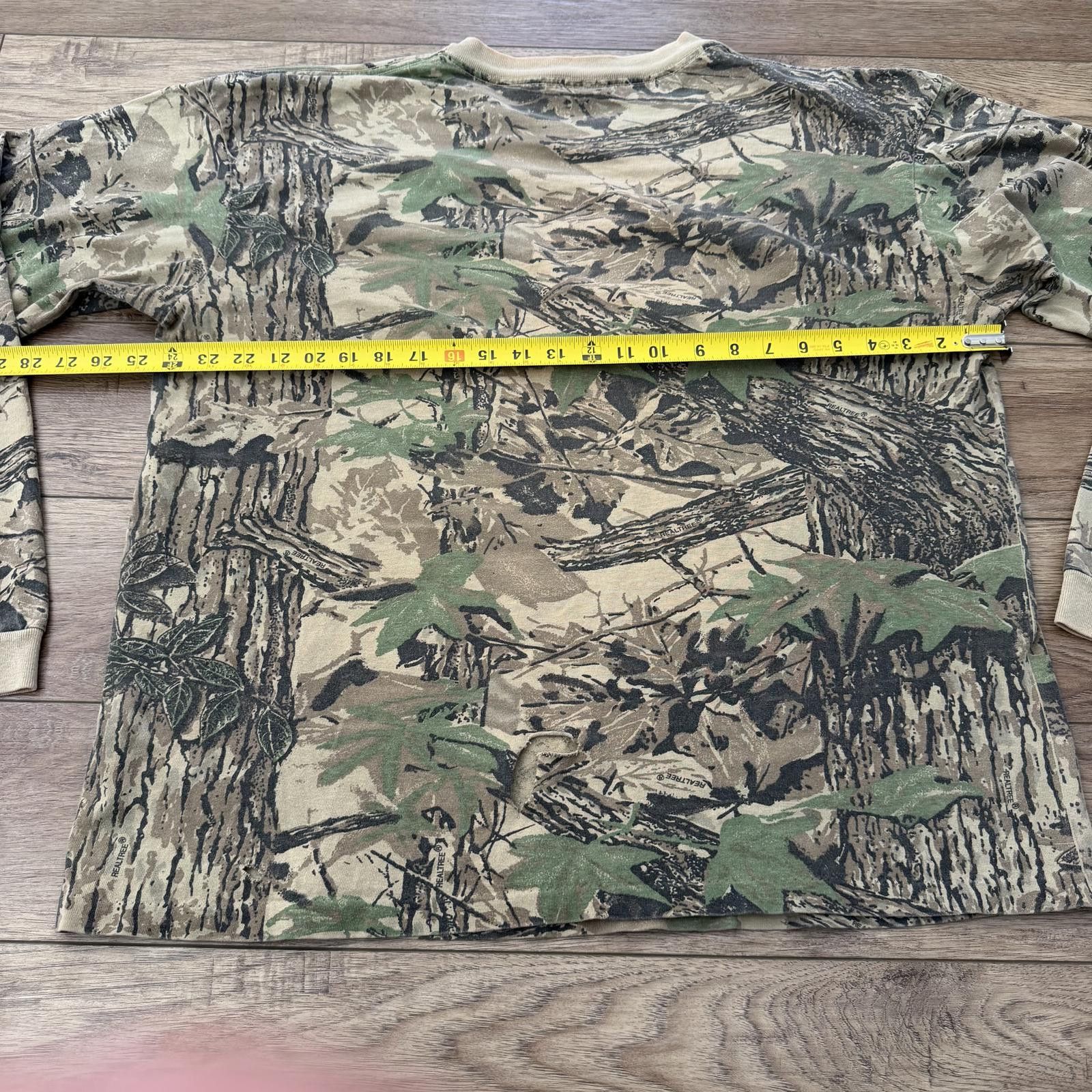 Cabelas Vintage Cabela’s RealTree Camo Hunting Pocket Shirt 90s Size US XL / EU 56 / 4 - 5 Thumbnail