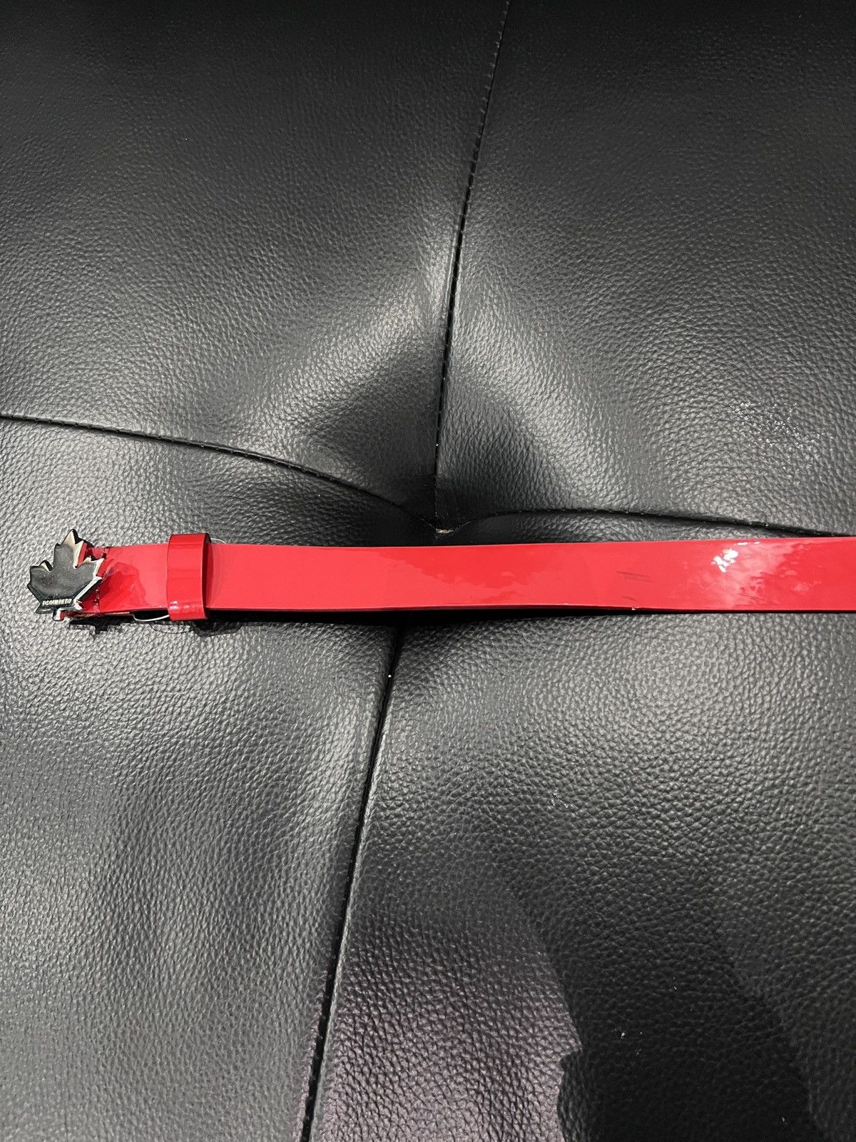Dsquared2 Dsquared2 "Canadian Maple Leaf" Glossy Belt Size ONE SIZE - 11 Thumbnail