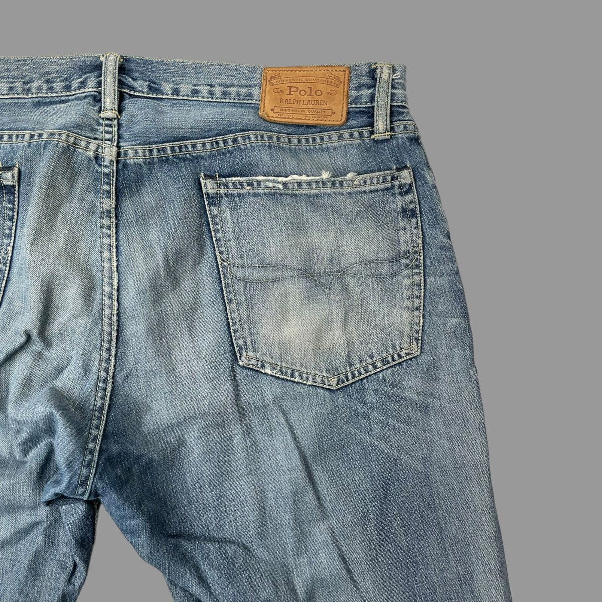Polo Ralph Lauren Vintage 90s polo Ralph Lauren distressed denim Size US 38 / EU 54 - 4 Thumbnail