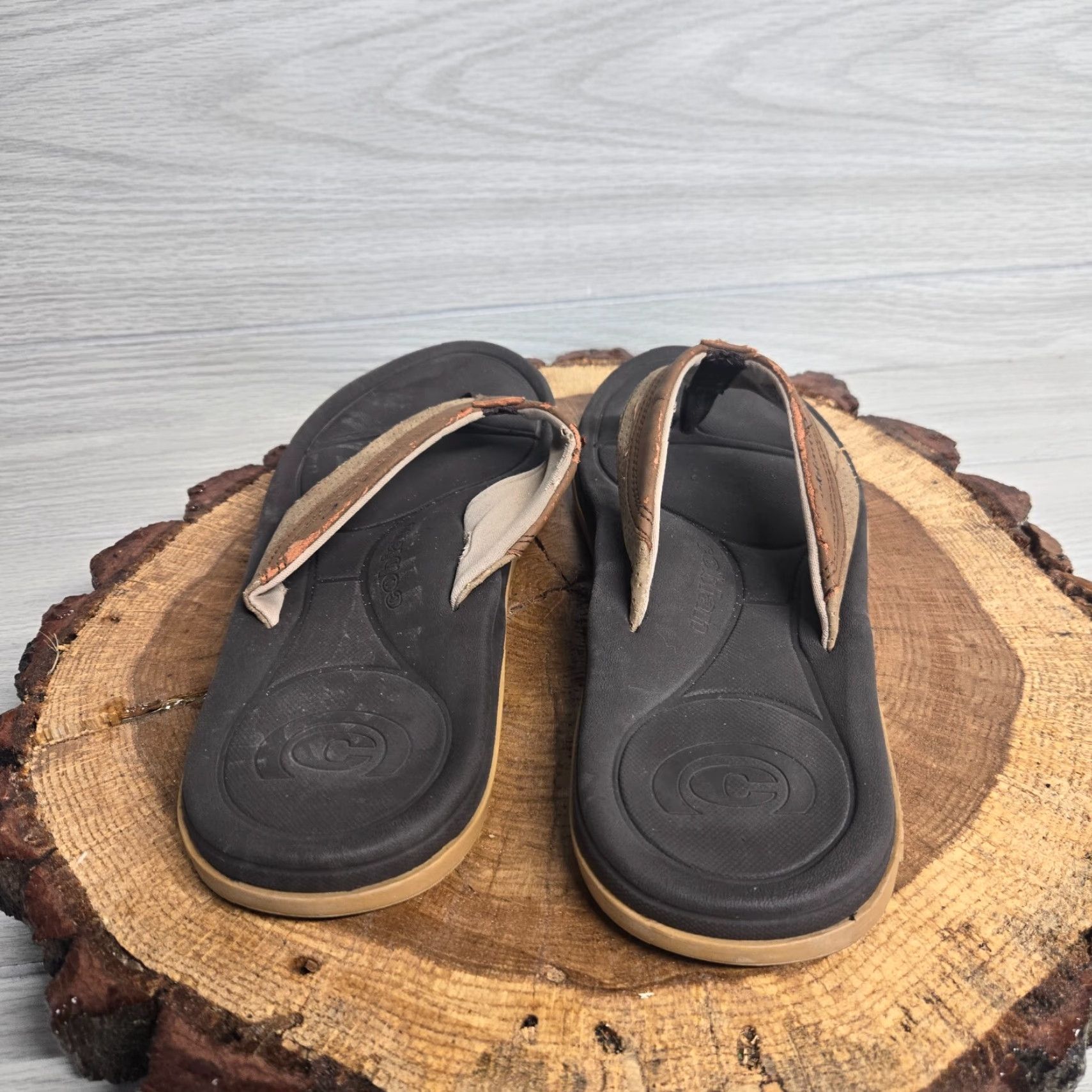 Vintage Cobian PROV 3 Flip Flop Sandal Brown Adult Women's Size: US 5-6 Cobian EVERY STEP MATTERS PROV 3 Sandal Women Flats Beach Bohemian Outdoor Shoes Size US 5 / IT 35 - 4 Thumbnail