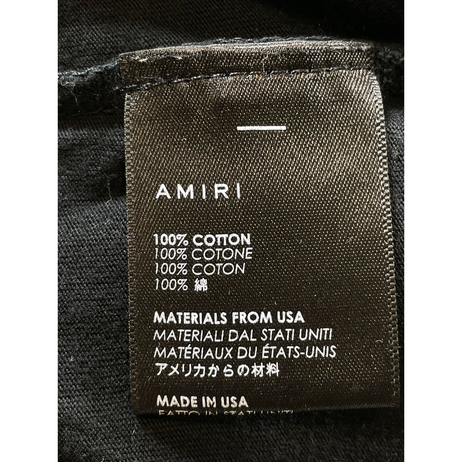 Amiri Amiri Watercolors Black Tee Size US L / EU 52-54 / 3 - 4 Thumbnail
