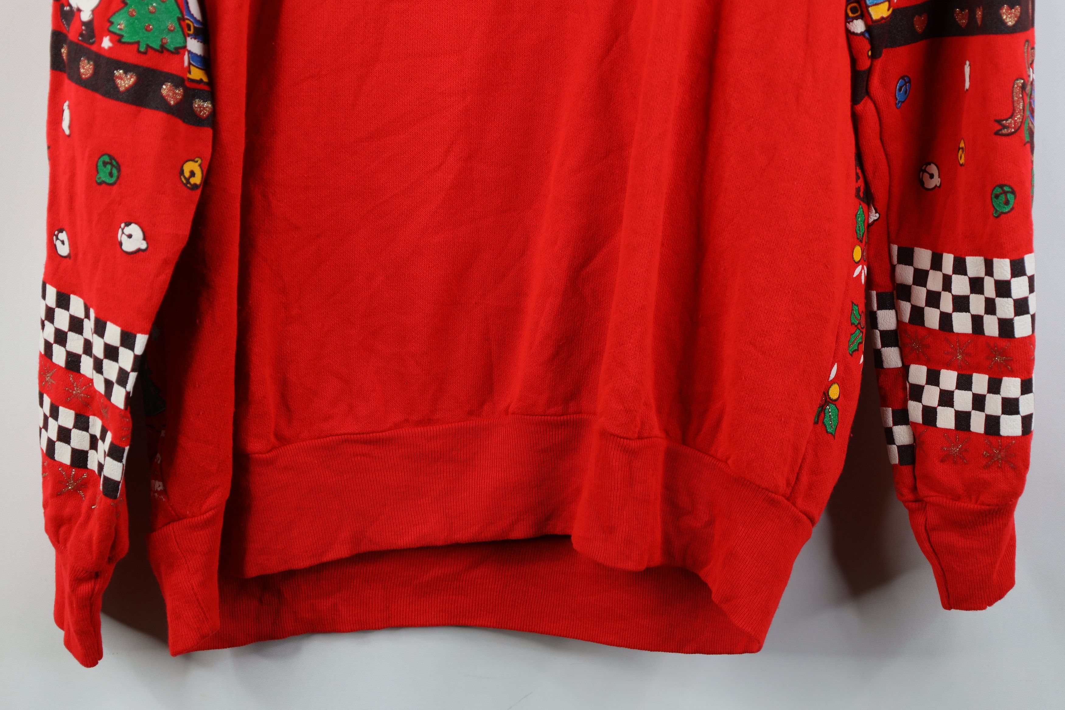 Vintage Vintage 90s Streetwear Snowman All Over Print Sweatshirt USA Size M / US 6-8 / IT 42-44 - 13 Thumbnail