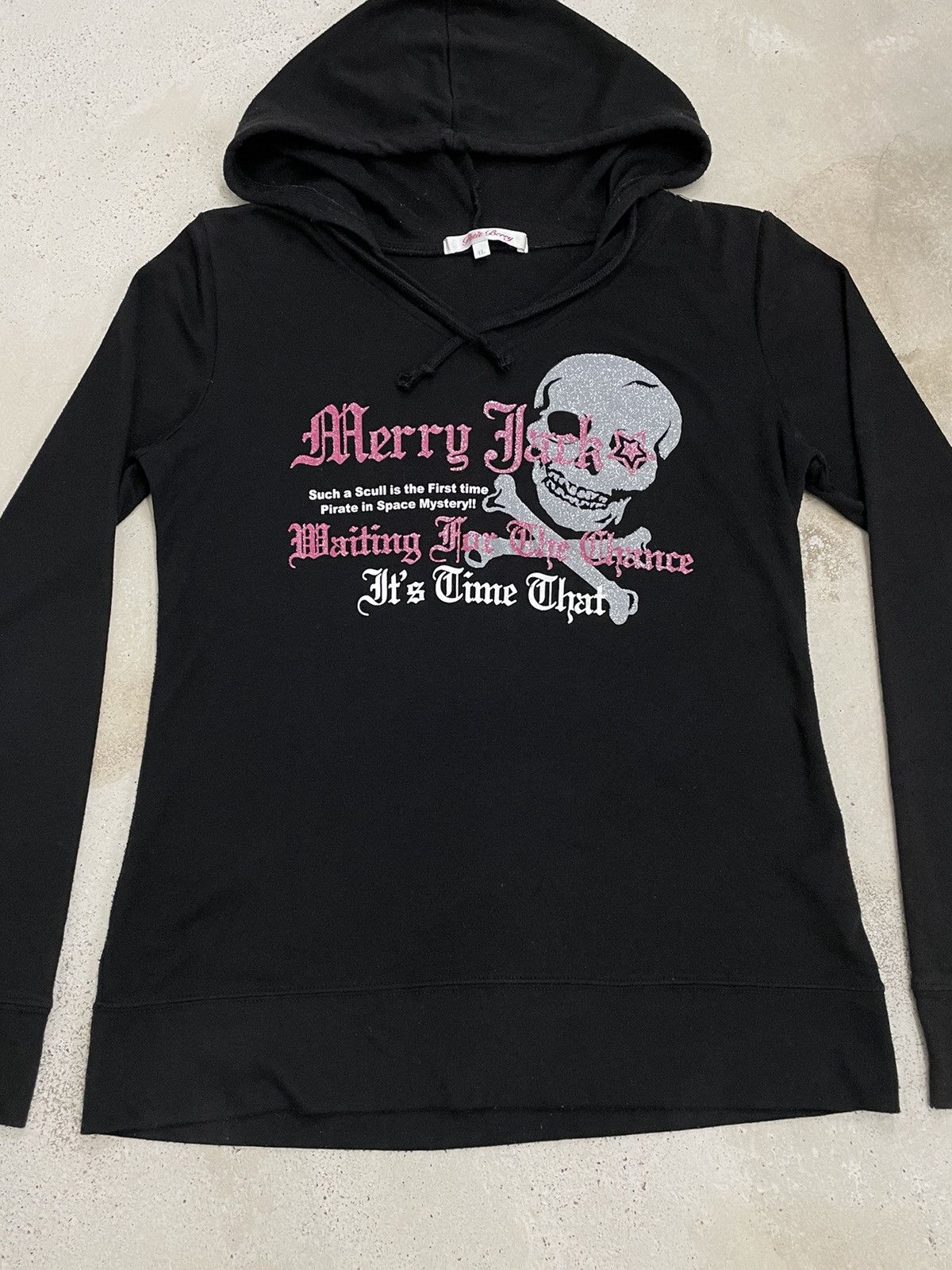 If Six Was Nine × Japanese Brand Petit Berry Skull Blink Crop Hoodie Life Poem Size US M / EU 48-50 / 2 - 4 Thumbnail