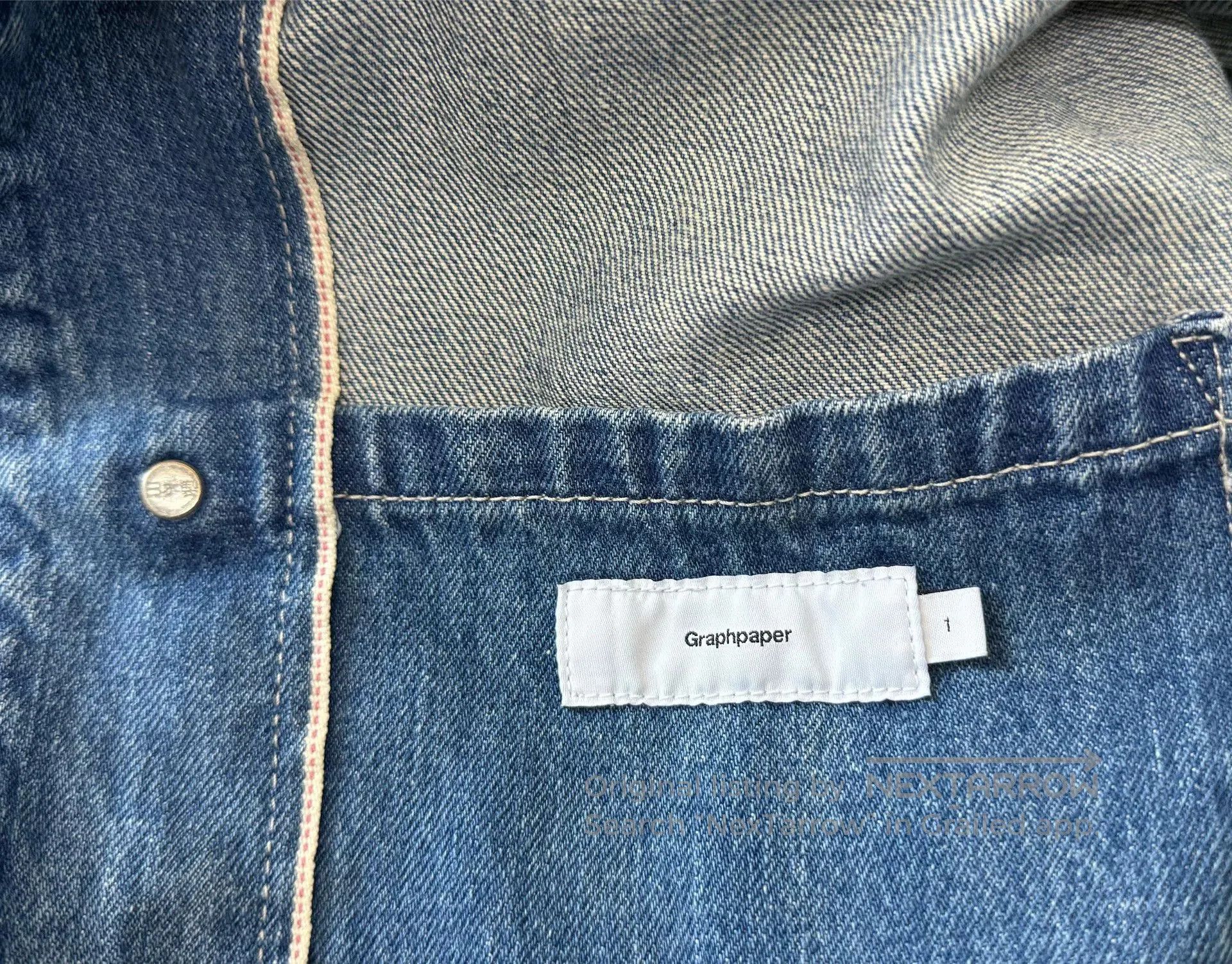 Graphpaper Graphpaper Minami Takayuki Denim Jacket. Size US S / EU 44-46 / 1 - 5 Thumbnail