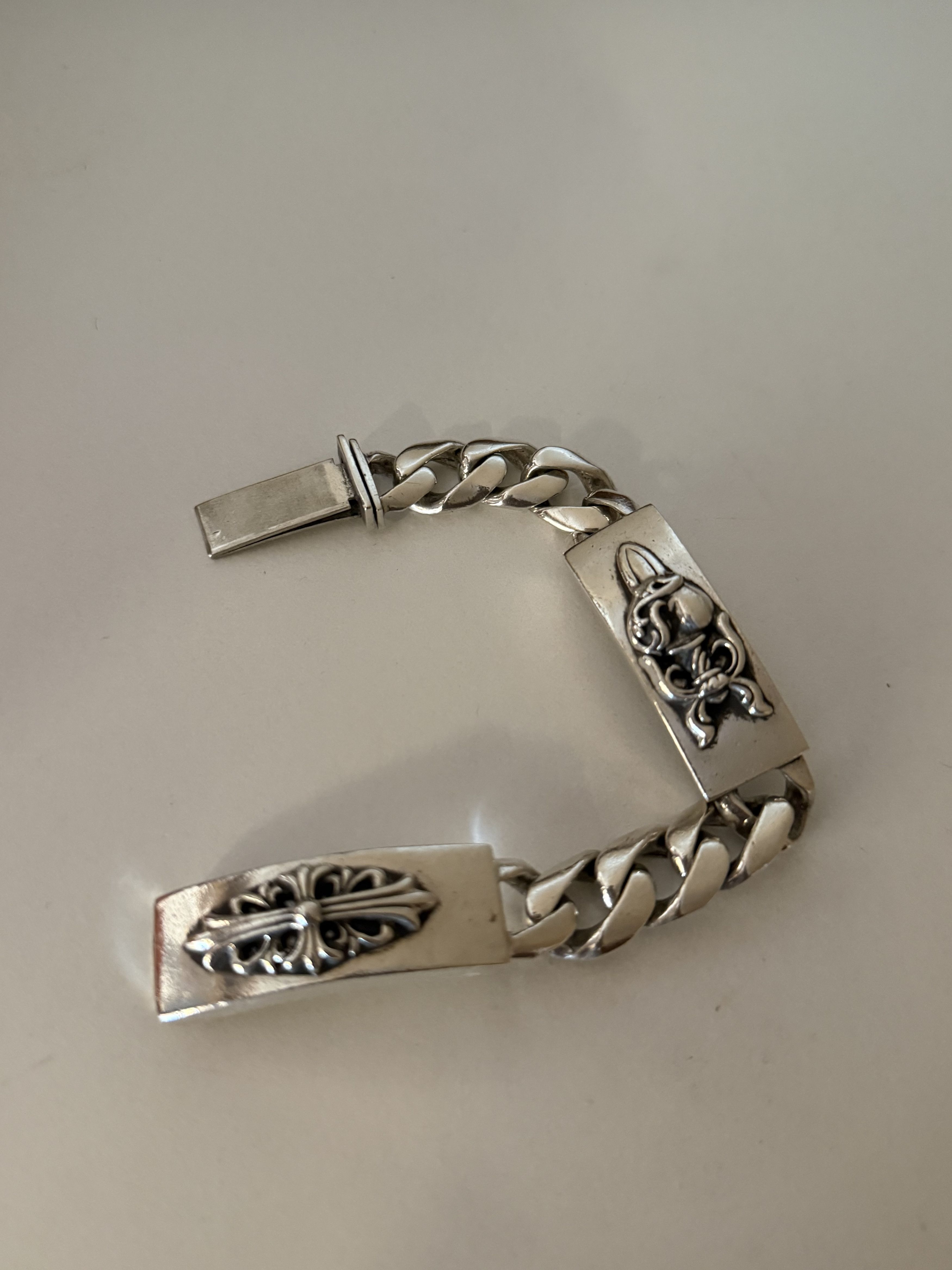Chrome Hearts Chrome Hearts Daggheart & Floral ID Bracelet Size ONE SIZE - 12 Thumbnail
