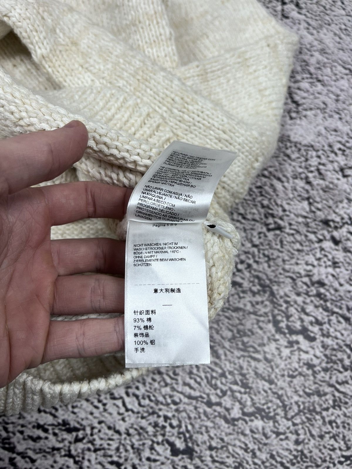 Bottega Veneta Bottega Veneta Chain Textured Sweater size M Size M / US 6-8 / IT 42-44 - 17 Thumbnail