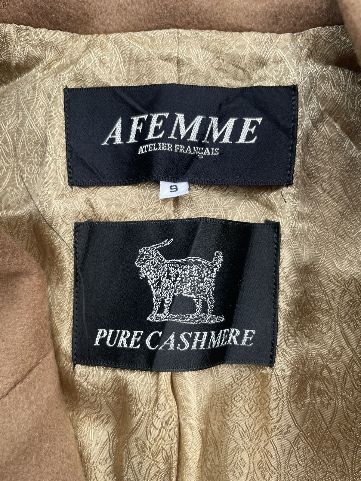Atelier New Regime Afemme Atelier Francais Cashmere Coat Size US L / EU 52-54 / 3 - 18 Thumbnail