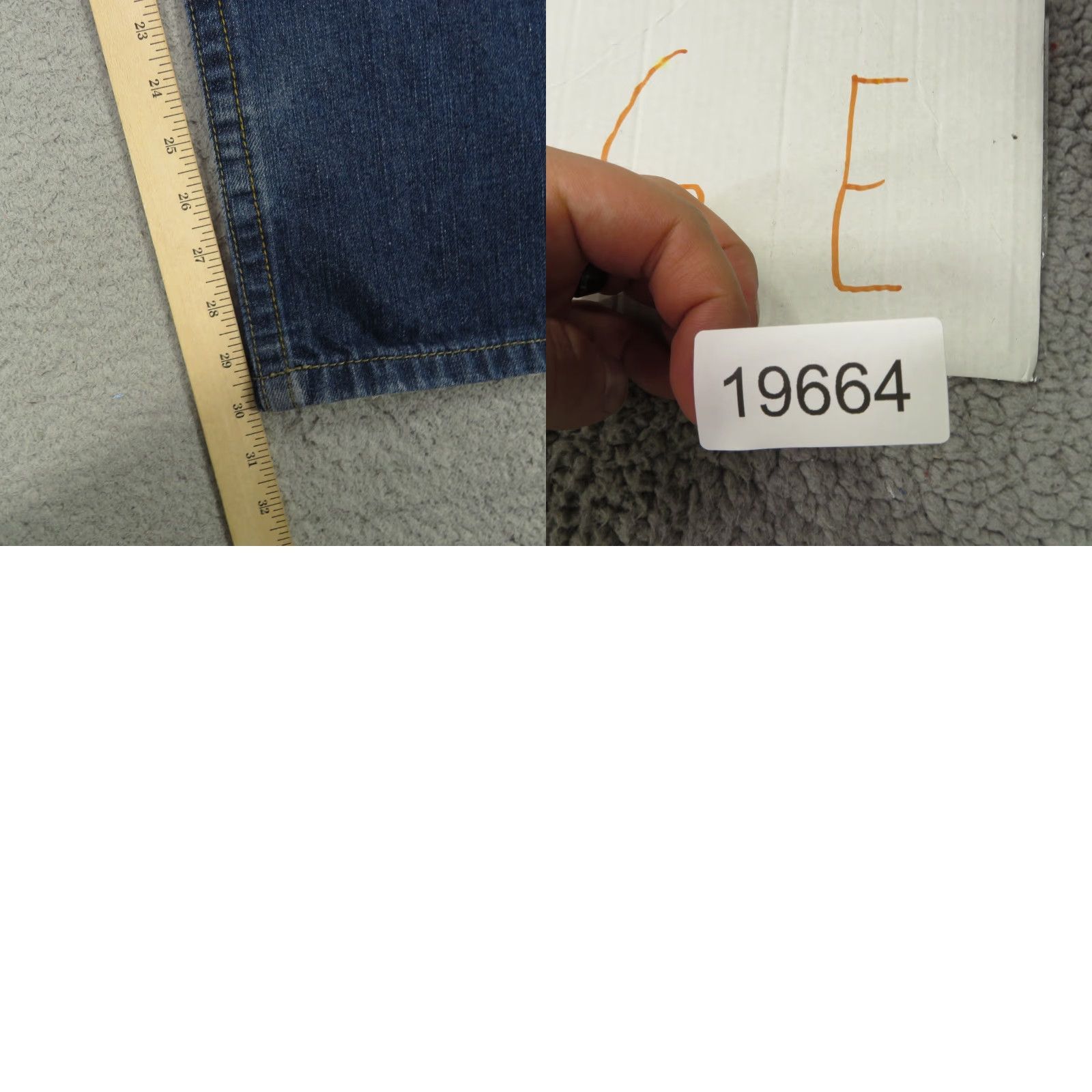 Vintage Mecca Jeans Mens 34x30 Y2K Embroidered Flap Pocket Grunge Skater Wide-Leg Pipes Jeans Size US 34 / EU 50 - 9 Thumbnail