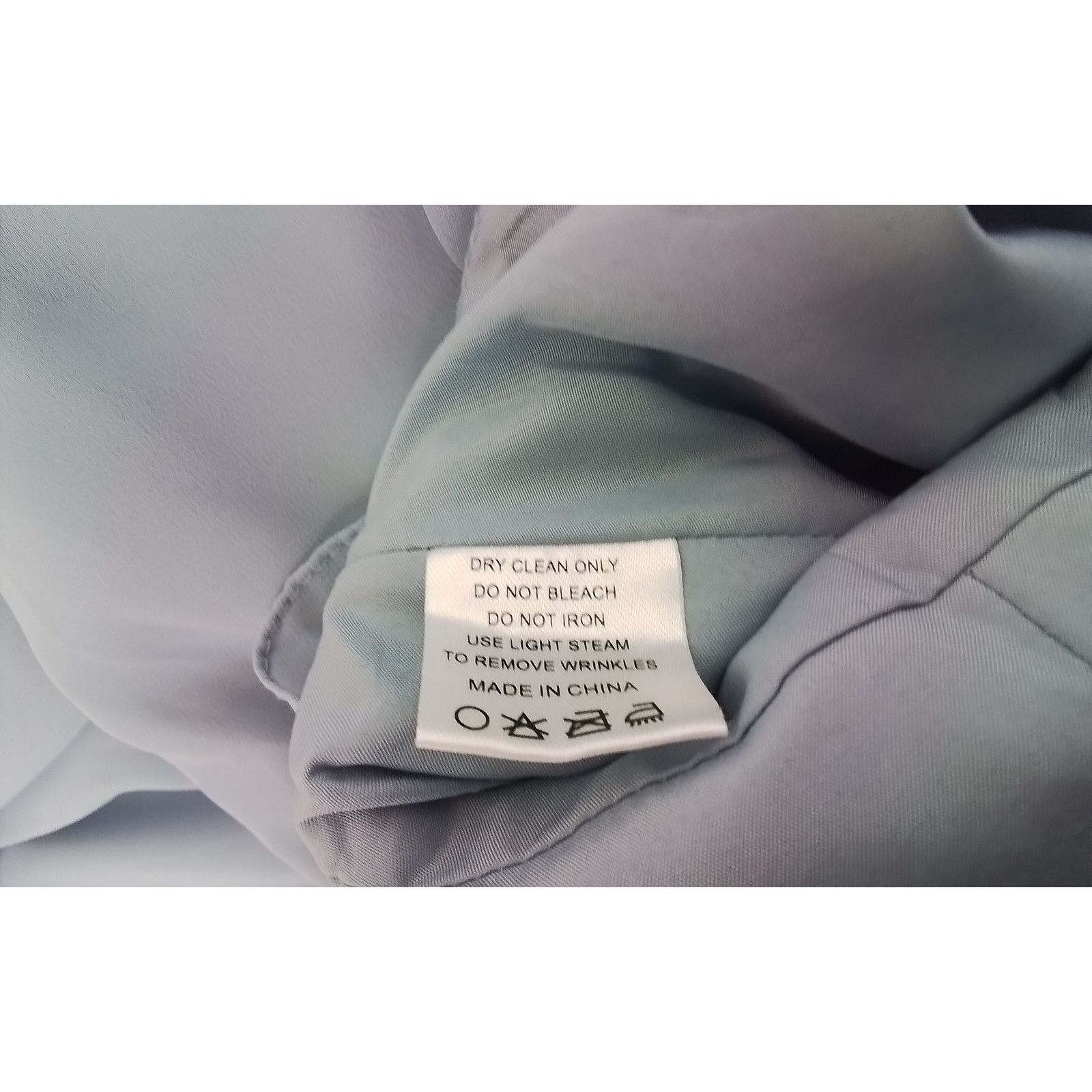Other Azazie Ruffle Formal A-Line Dress Women's 8 Blue Bridesmaid Size M / US 6-8 / IT 42-44 - 7 Thumbnail