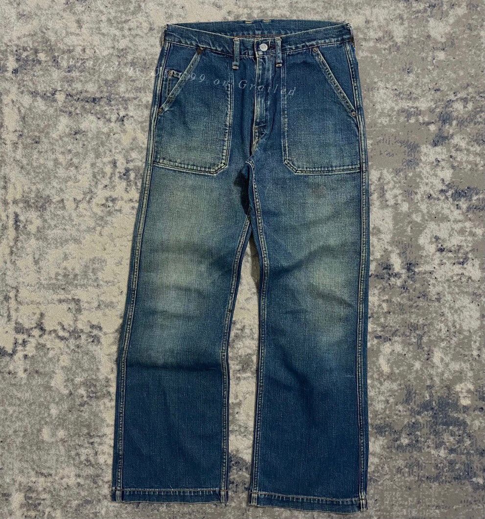 45rpm 45rpm Vintage Flare Denim Jeans Size US 30 / EU 46 - 1 Thumbnail
