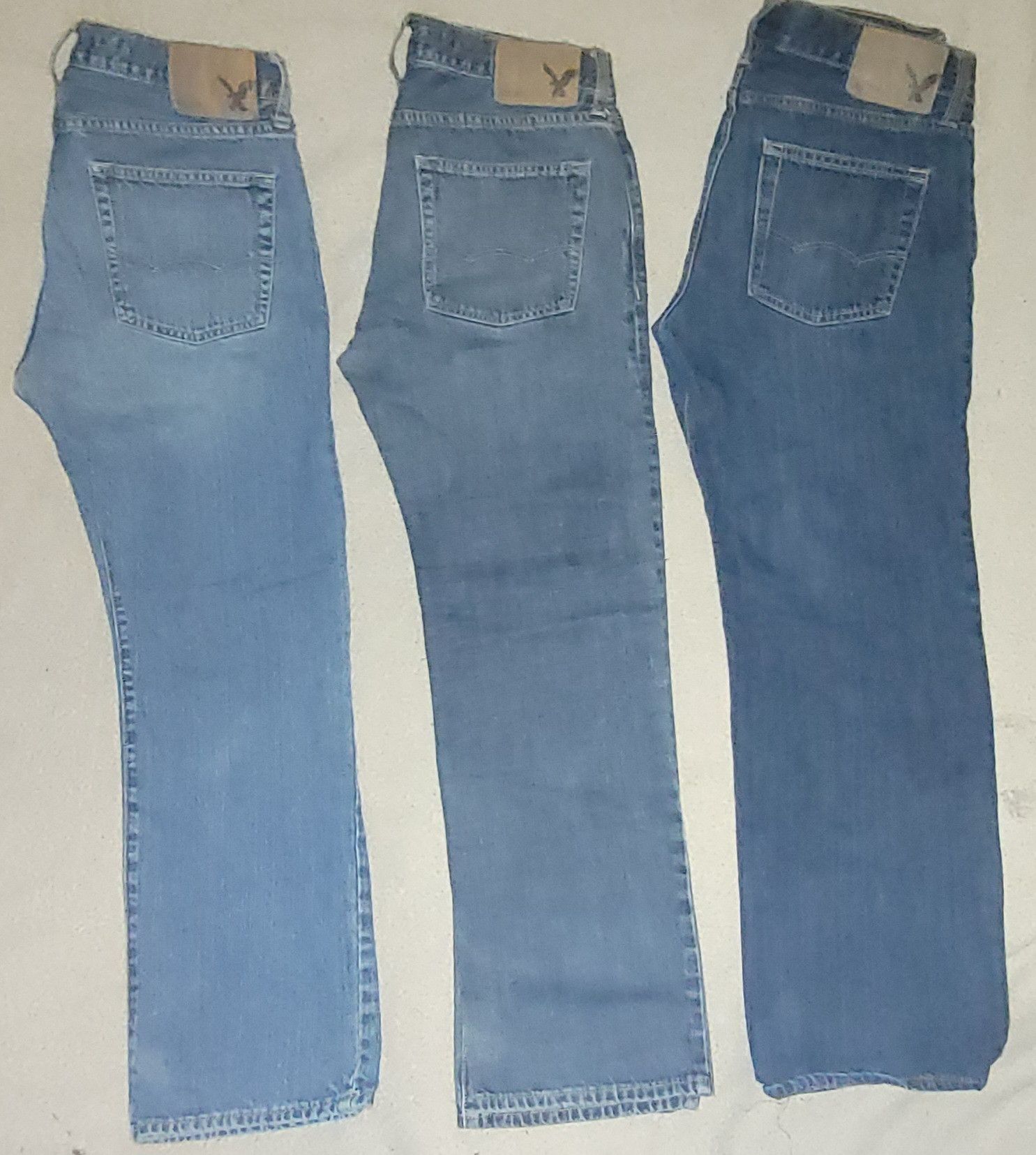 American Eagle Outfitters 3pck American Eagle Denim Jean's Size US 30 / EU 46 - 2 Thumbnail