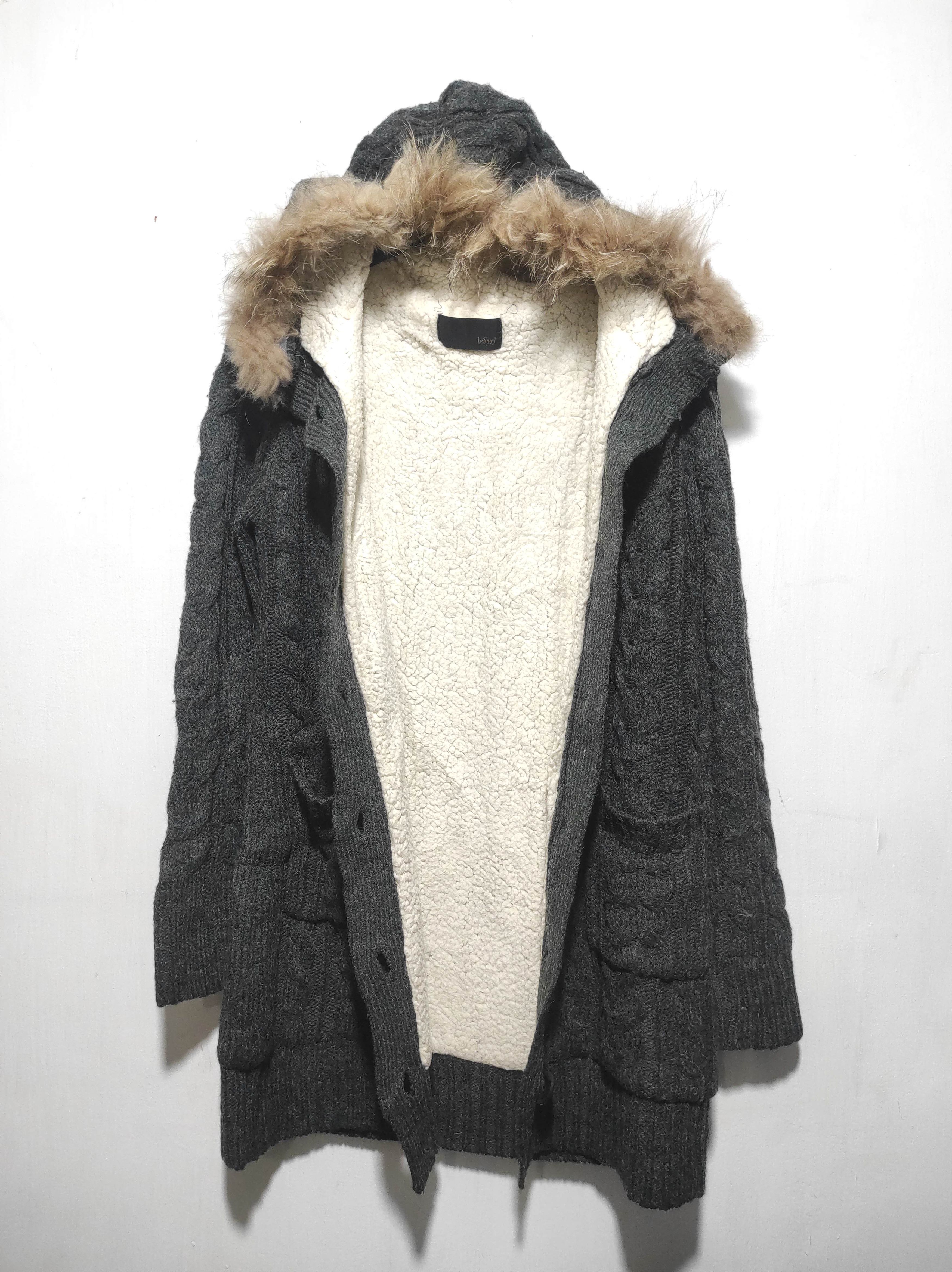 If Six Was Nine Leshop Knit Fur Hoodie IfSixWasNine LGB style Size S / US 4 / IT 40 - 9 Thumbnail