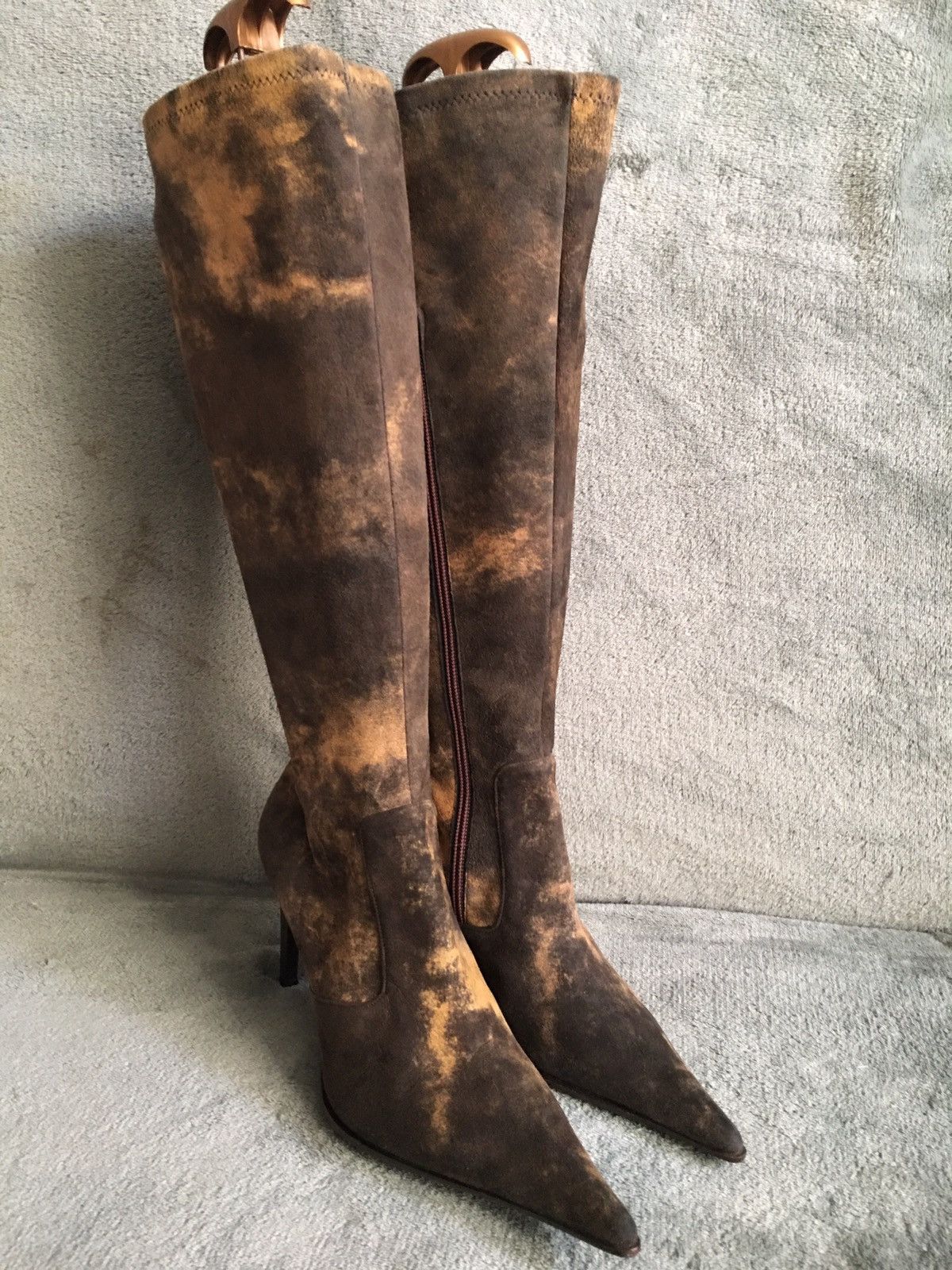 Le Silla Le Silla Leather Cognac Designer Boots EU 37.5 Size US 7.5 / IT 37.5 - 2 Thumbnail