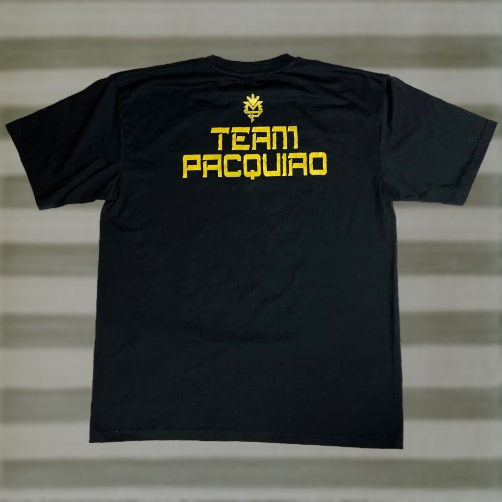 Vintage Men's T-Shirt Pacquiao Fearless Fighter Size 3XL Black Crew Neck Short Sleeve Sports Graphics Mens Size US XXL / EU 58 / 5 - 1 Thumbnail