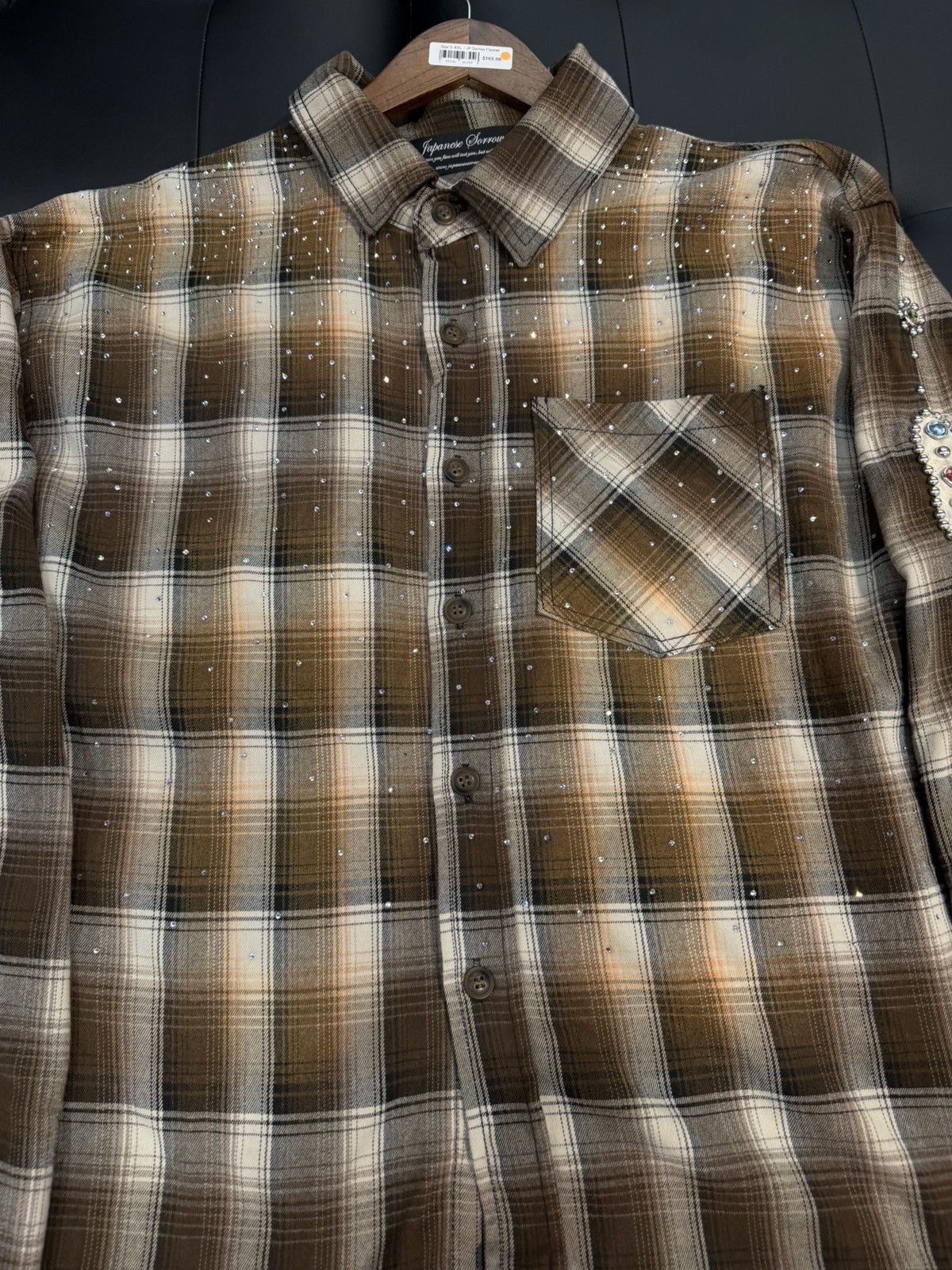 Other Size M - JP Sorrow Rhinestone Flannel Brown Size US M / EU 48-50 / 2 - 4 Thumbnail