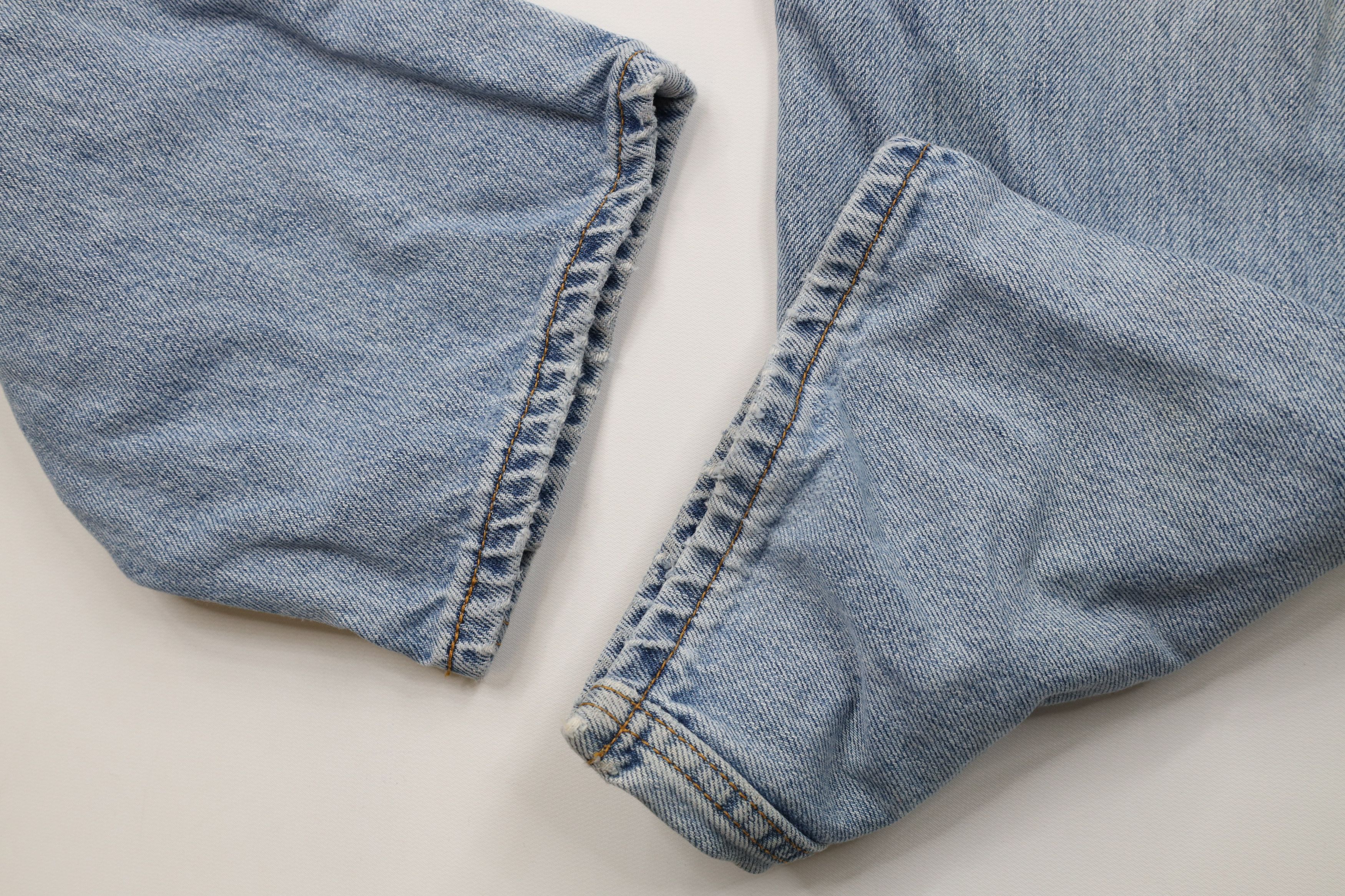 Levi's Vintage Y2K Levis 505 Regular Straight Leg Denim Jeans Blue Size US 35 - 5 Thumbnail