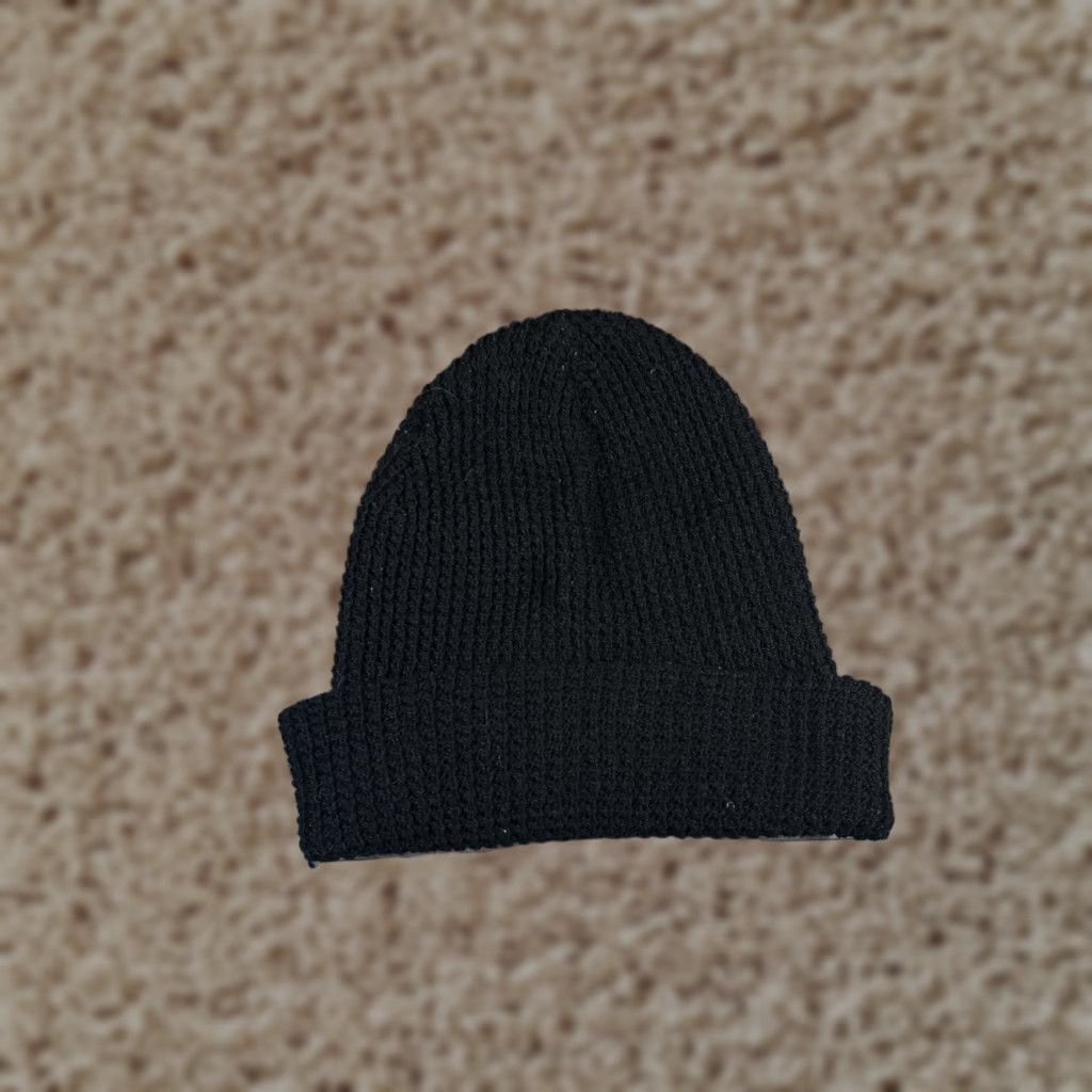 Vintage Goodfellow & Co Beanie Womens One Size Black Knit 100% Polyester Ski Toque Size ONE SIZE - 1 Thumbnail
