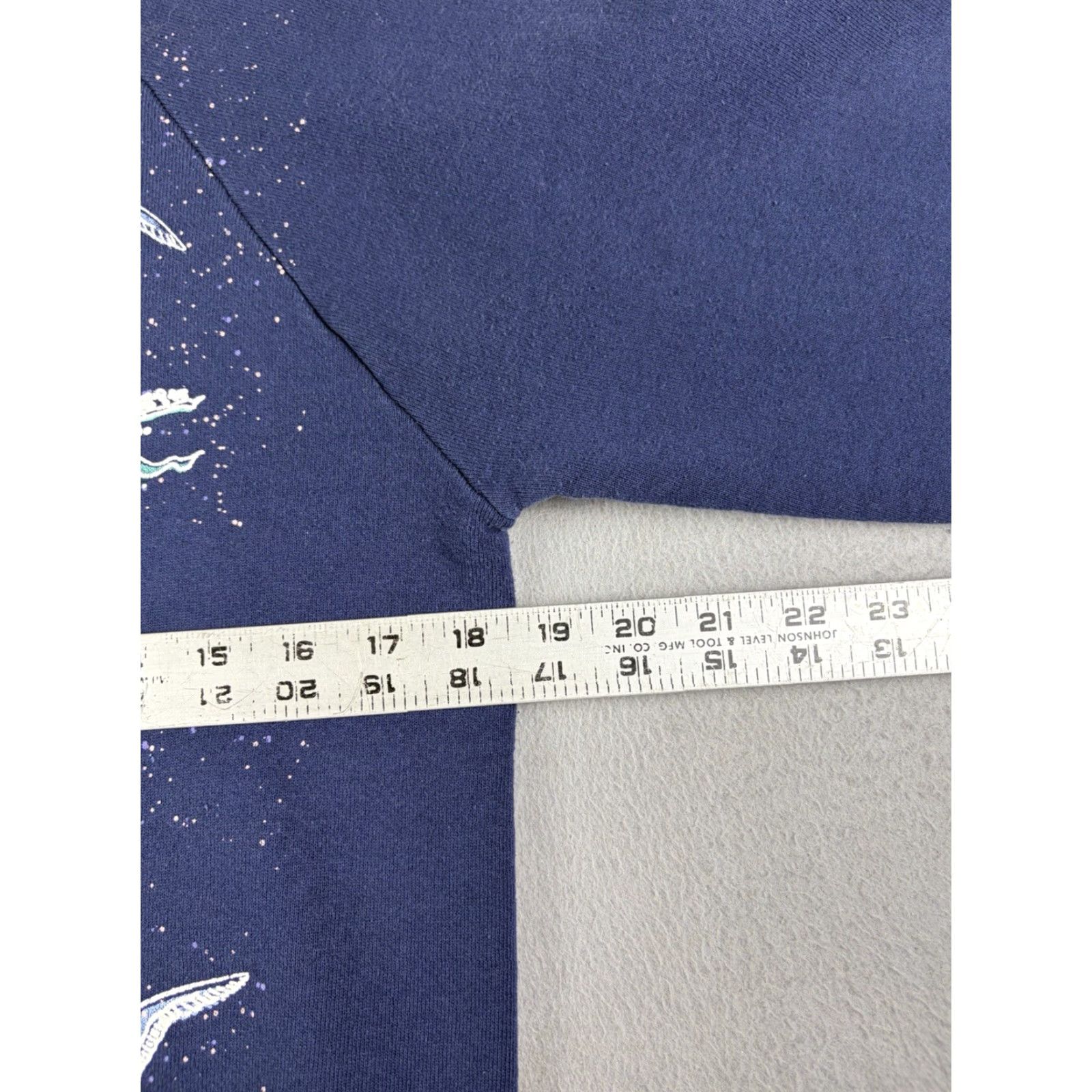 Fruit Of The Loom VINTAGE Fruit of the Loom Sweatshirt Chincoteague Island Virginia Nature Crewneck Blue M Men Regular Cotton Fleece Logo Pullover Size US M / EU 48-50 / 2 - 6 Thumbnail