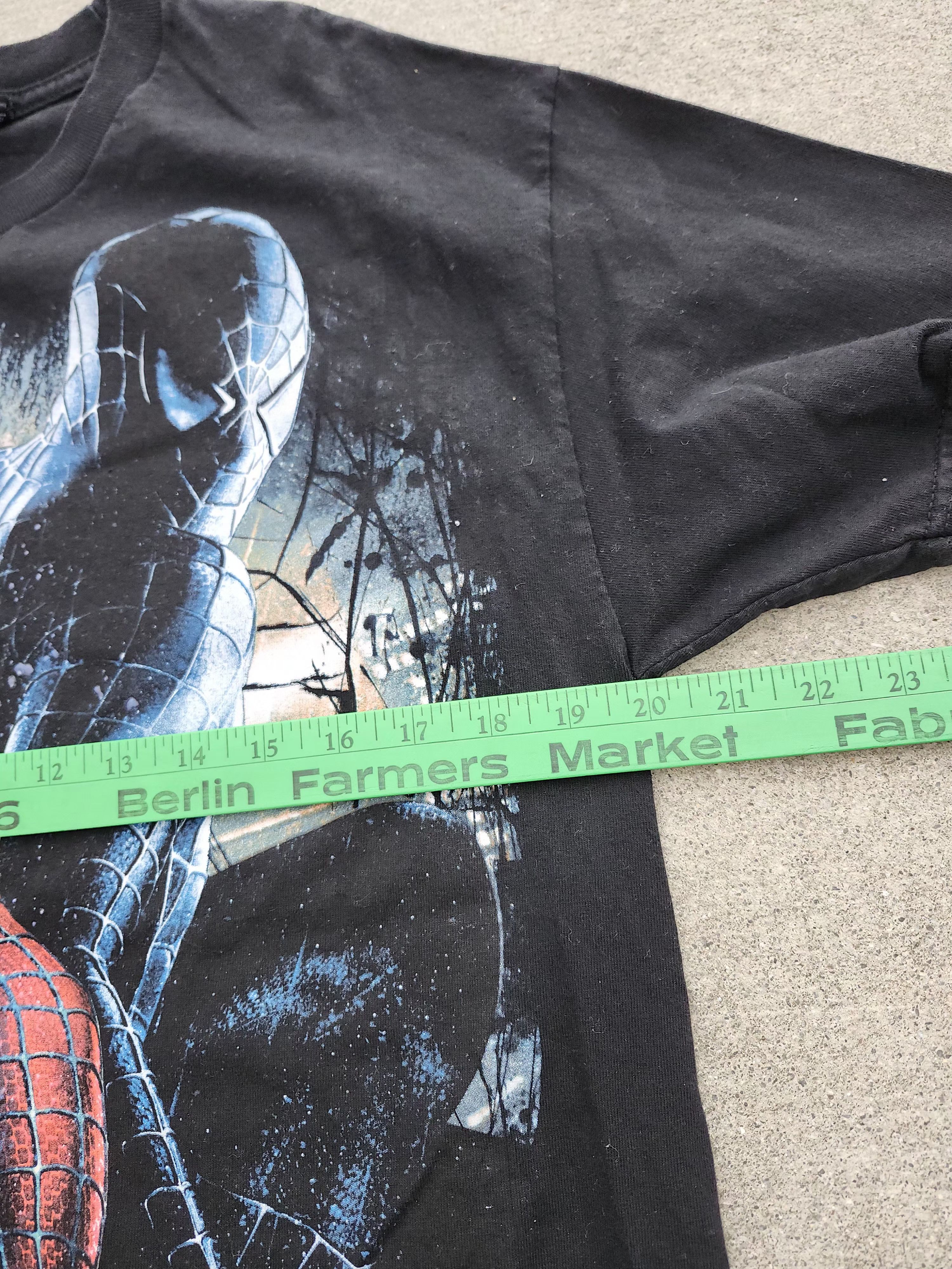 Marvel Comics Y2k 2007 Vintage Spiderman 3 black graphic tee. Size US L / EU 52-54 / 3 - 6 Thumbnail