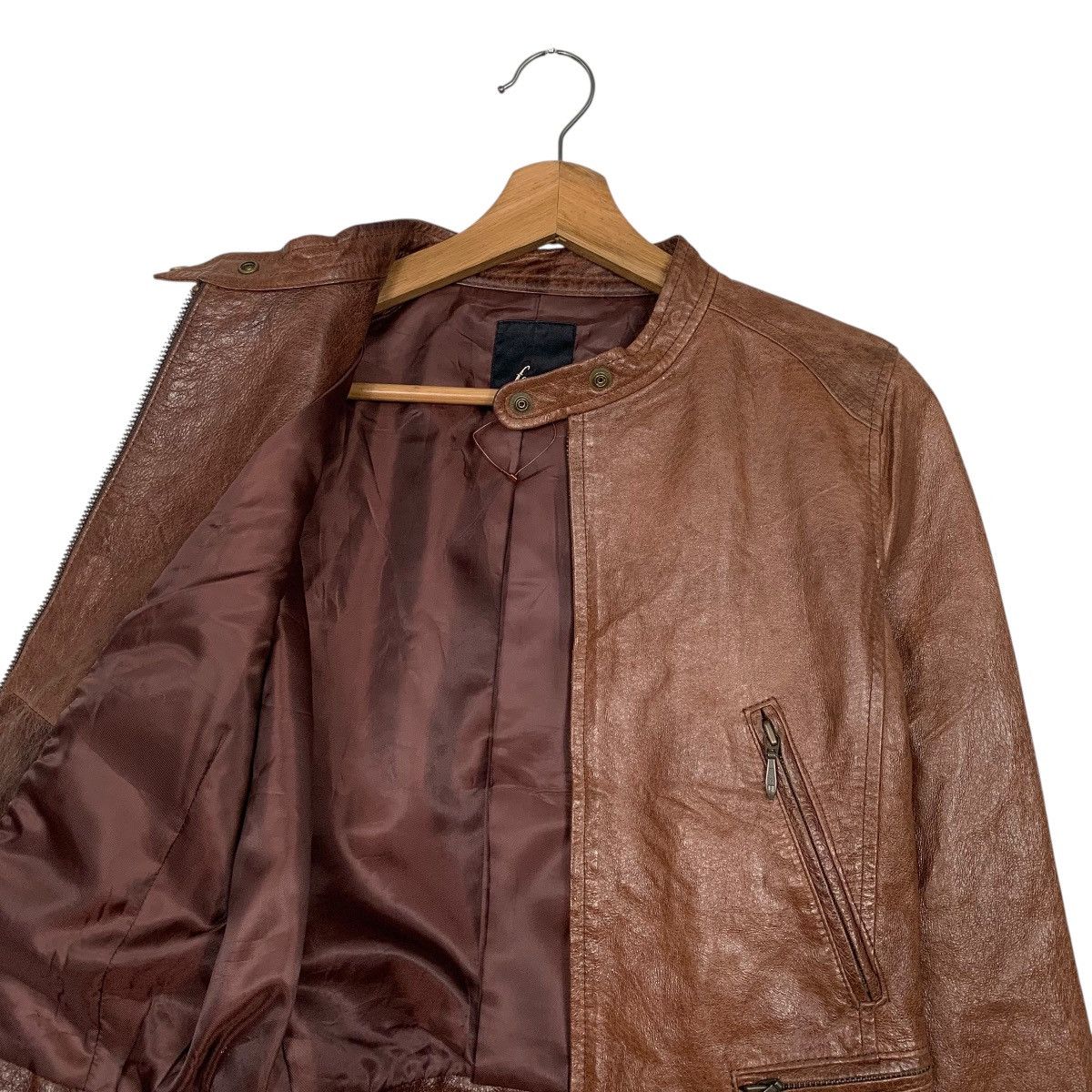 Tornado Mart Tornado Mart Femme Biker Leather Jacket Size XS / US 0-2 / IT 36-38 - 10 Thumbnail