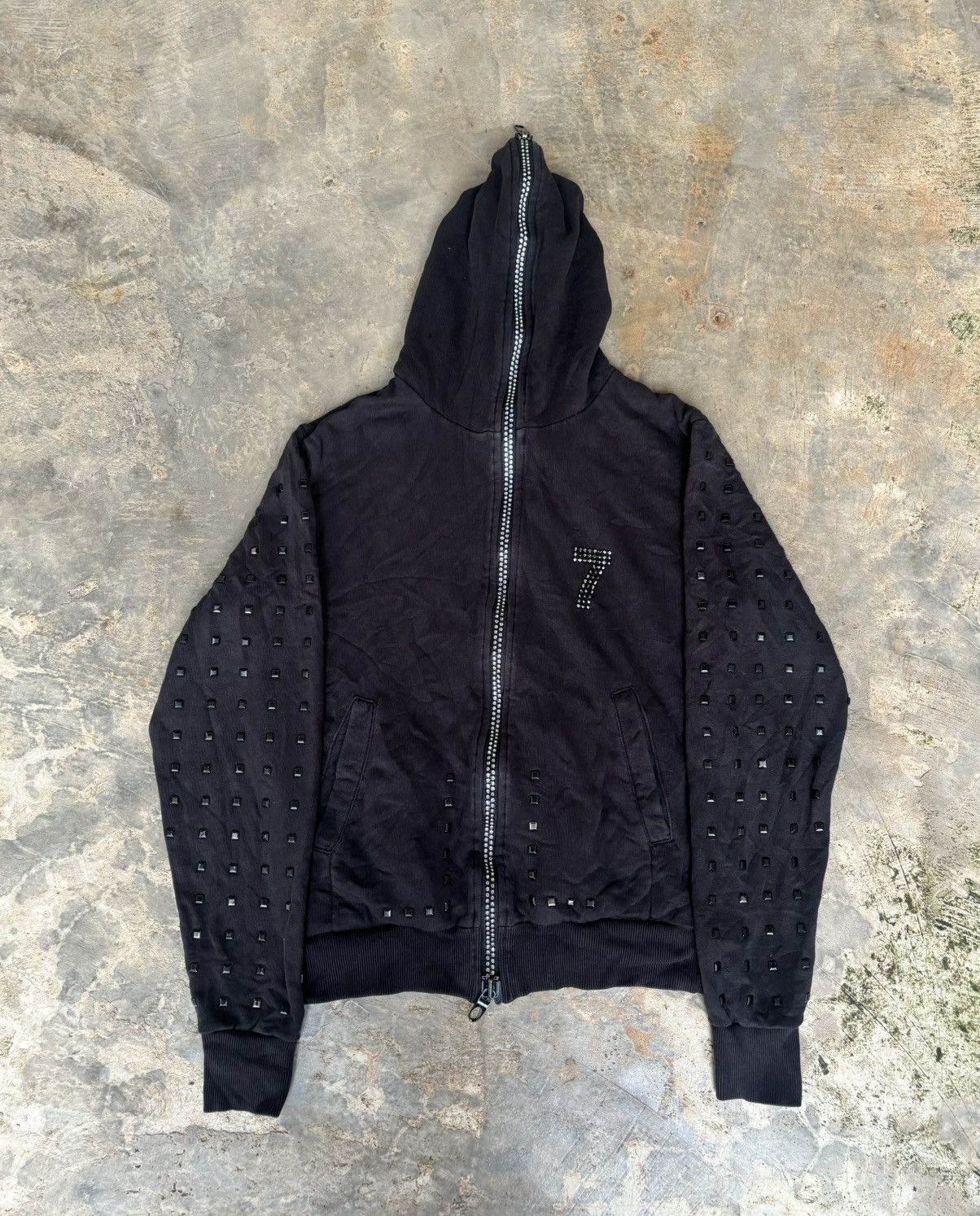 Other Y2k Studded Usualis Ifsixwasnine Lgb Style Zip Hoodie Size US M / EU 48-50 / 2 - 1 Thumbnail