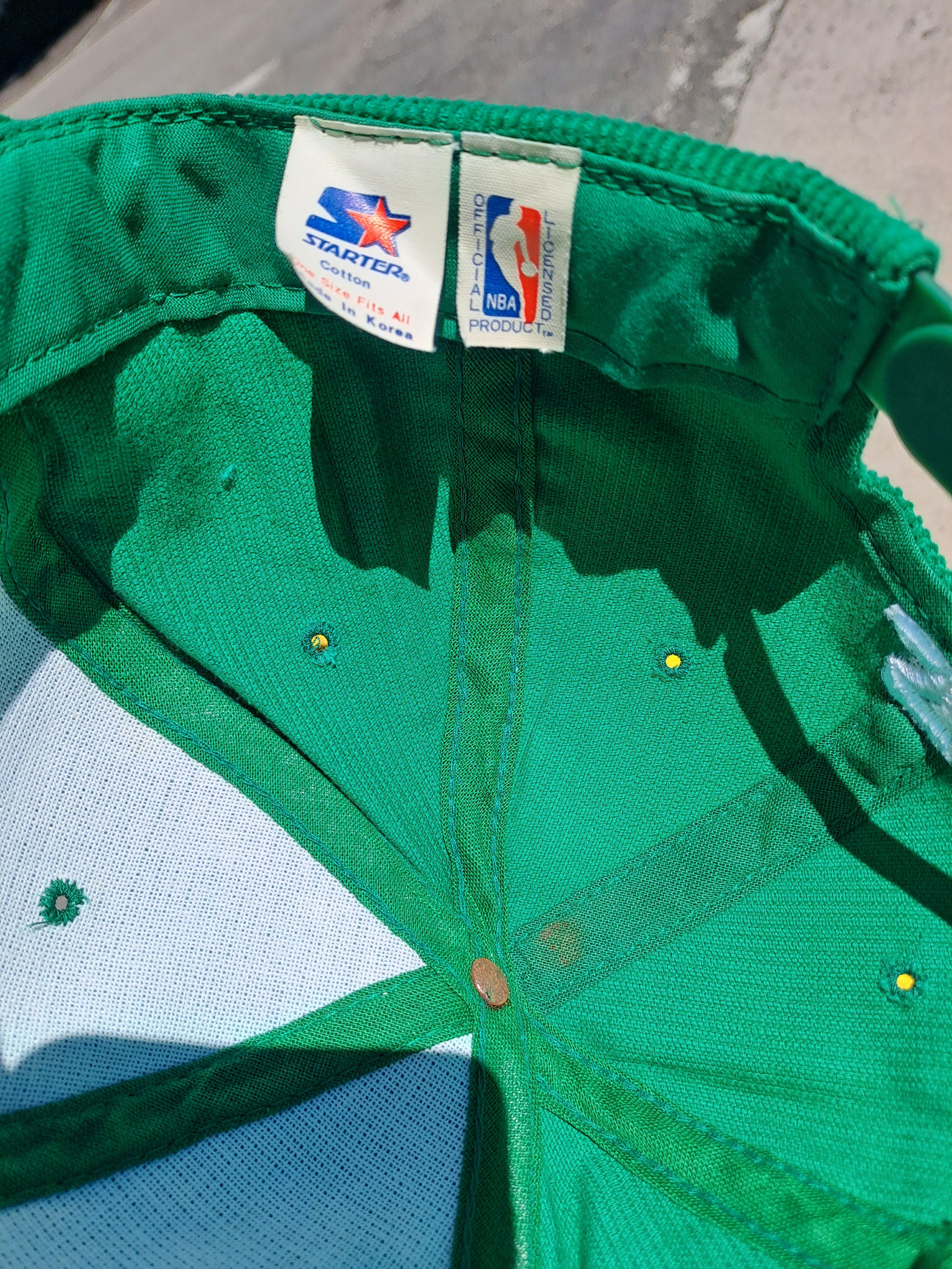 Starter Vintage Boston Celtics Starter hat corduroy green NEW Size ONE SIZE - 17 Thumbnail