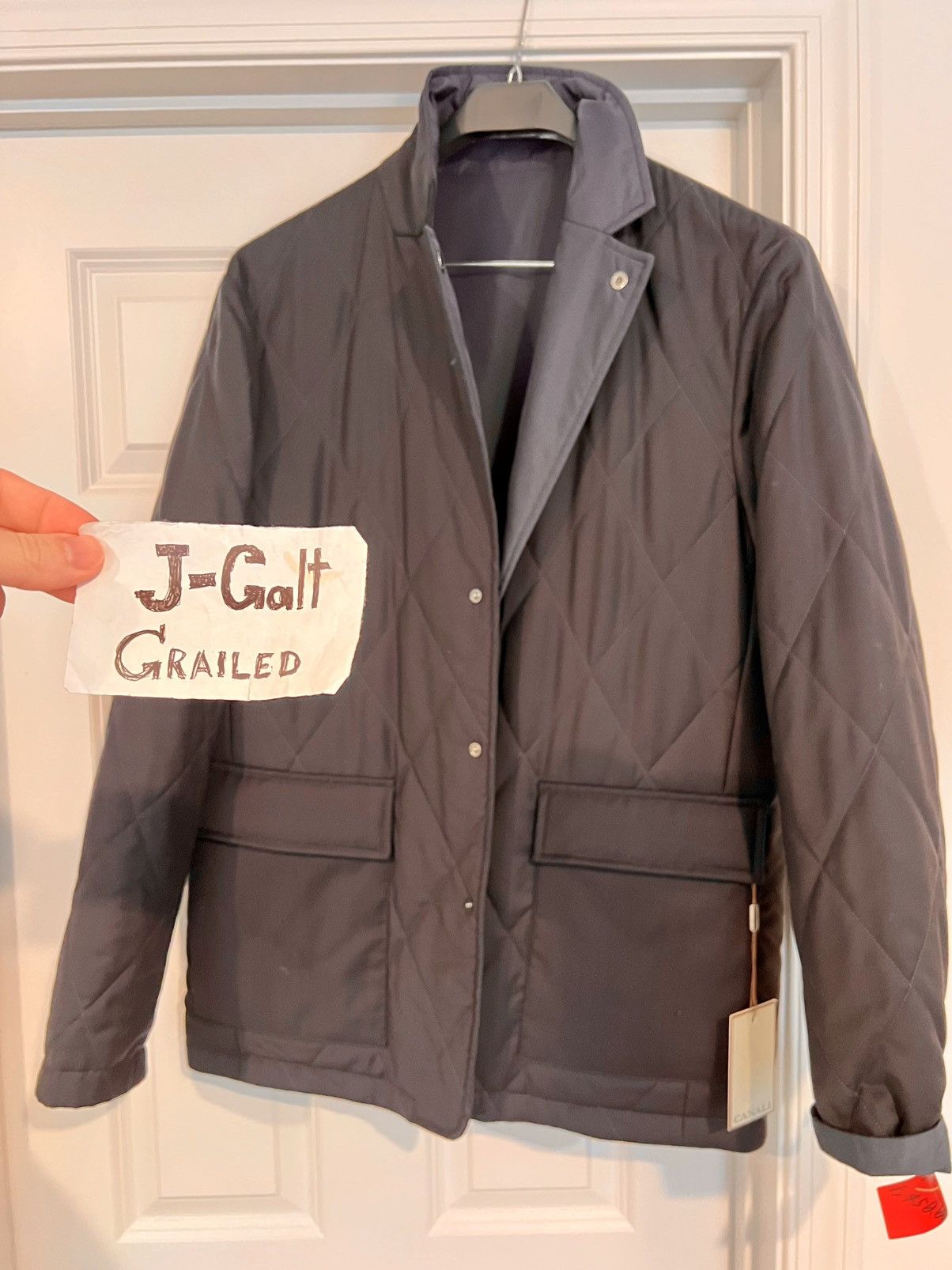 Canali NWT CANALI Impeccabile Water Repellent Reversible Jacket Size US M / EU 48-50 / 2 - 2 Thumbnail