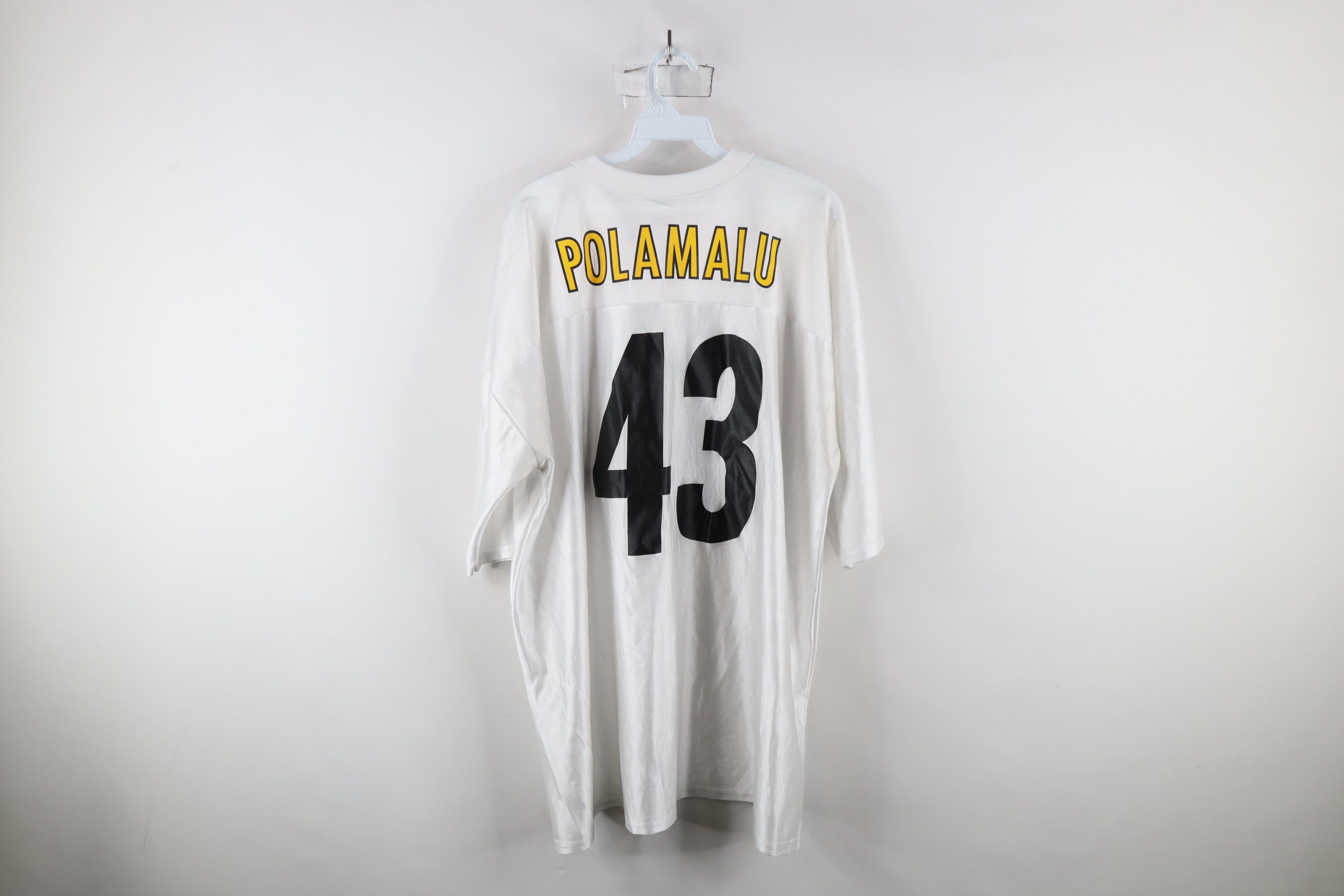Vintage Vintage Troy Polamalu Pittsburgh Steelers Football Jersey Size US XXL / EU 58 / 5 - 15 Thumbnail