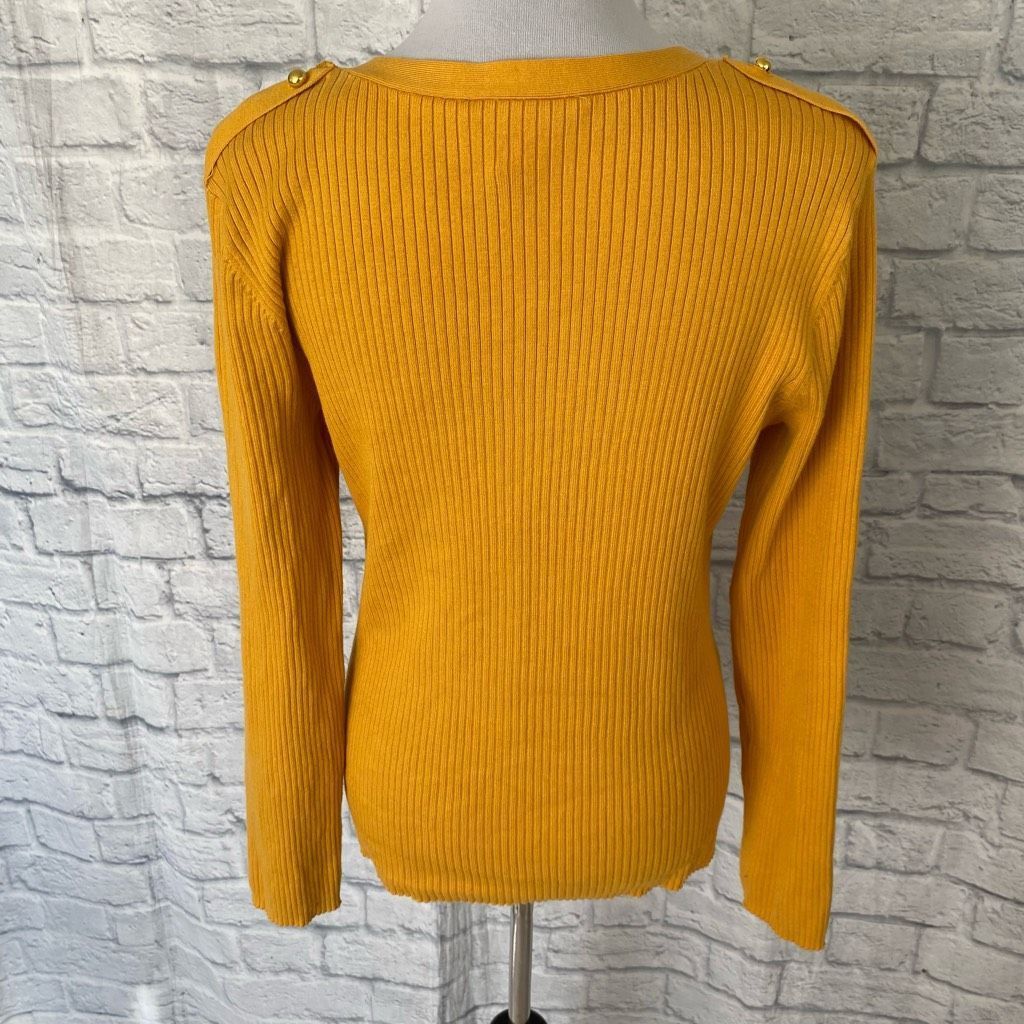 Other Peter Nygard women M 10-12 button from v-neck Longsleeve car Size M / US 6-8 / IT 42-44 - 8 Thumbnail