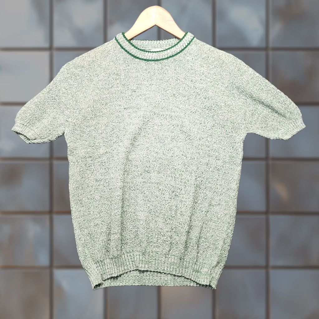 Vintage VINTAGE Burt Barry Casuals Sweater Womens XL Green Short Sleeve Knit Crewneck Size XL / US 12-14 / IT 48-50 - 1 Thumbnail