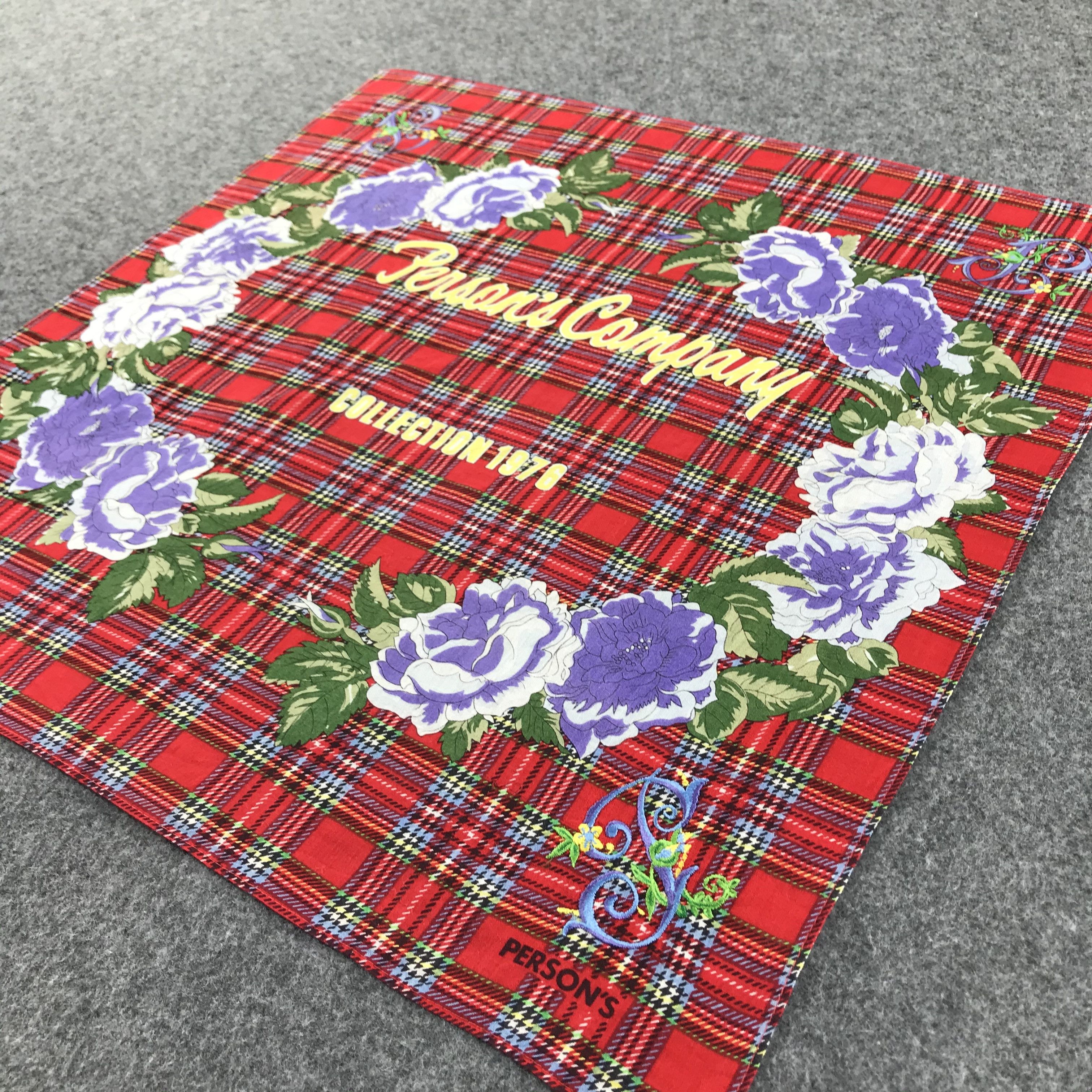 Japanese Brand × PERSON'S × Vintage Person's Handkerchief Neckerchief Bandana H257 Size ONE SIZE - 5 Thumbnail