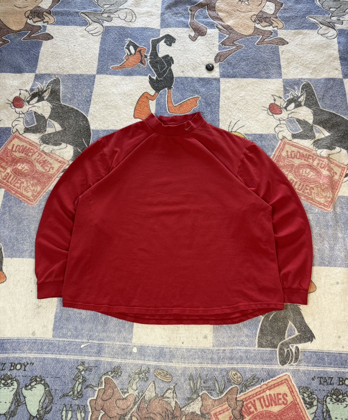 Nike Y2k nike swoosh mock neck long sleeve Size US L / EU 52-54 / 3 - 1 Thumbnail