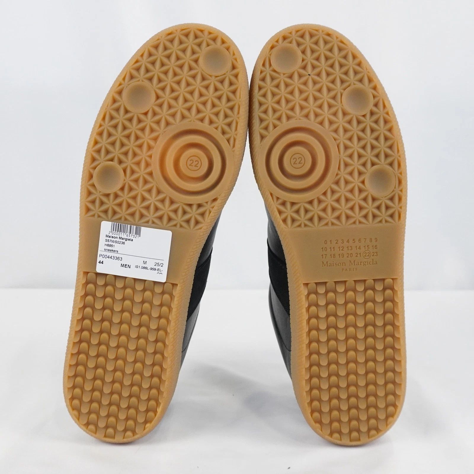 Maison Margiela Maison Margiela GAT Replica Black 11 44 Low Tops Gum Size US 11 / EU 44 - 10 Thumbnail