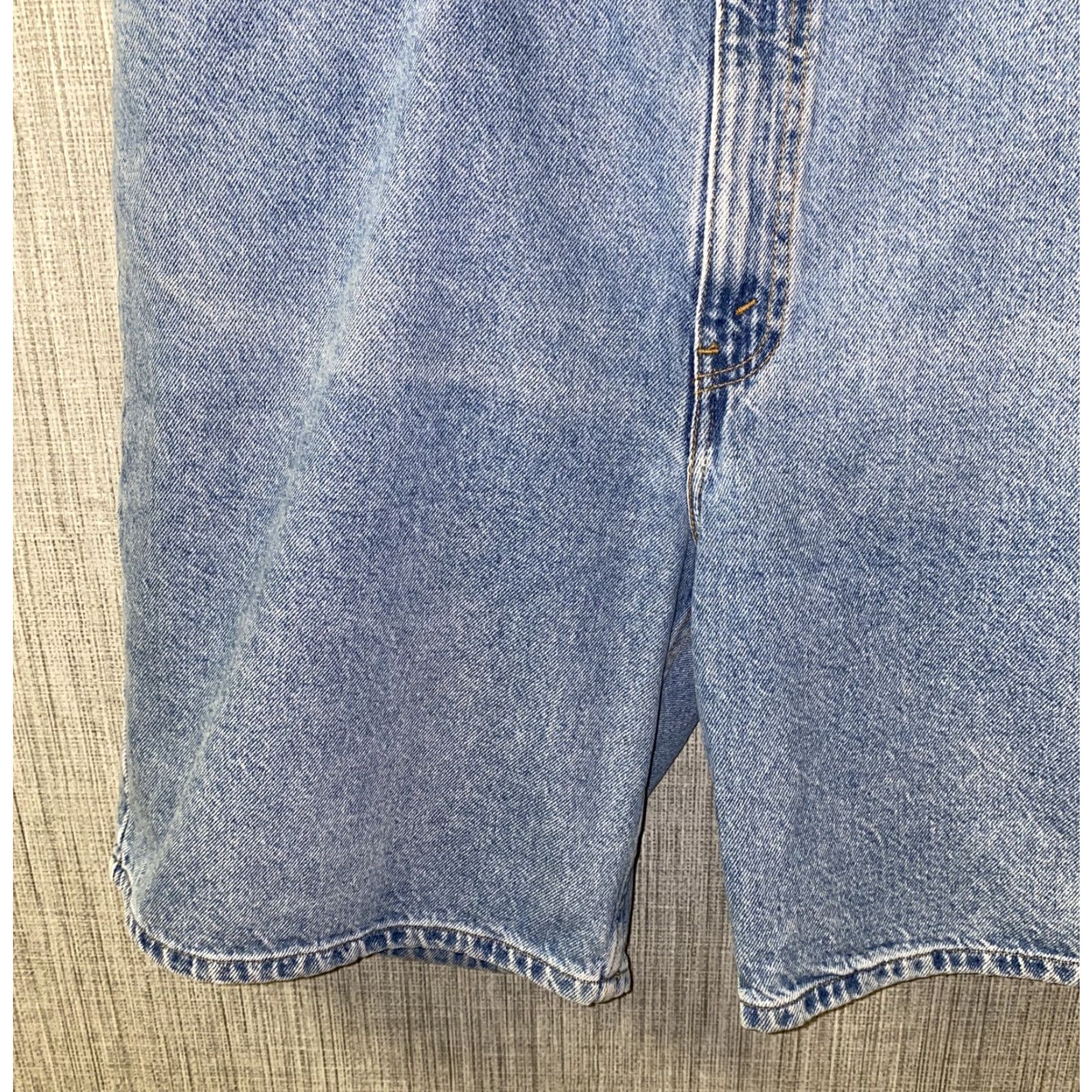 Denime VINTAGE Levi’s 550 Mens Blue Relaxed Fit Denim Jean Shorts Size 42 Denim Blue Levi’s 550 Jeans Mens Shorts 42 Size US 42 / EU 58 - 3 Thumbnail