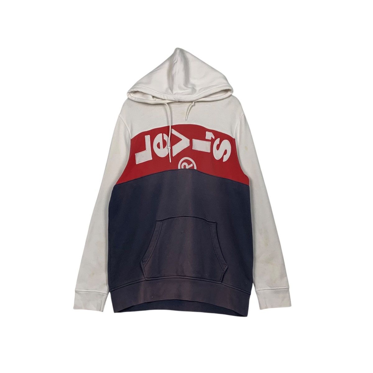 Levi's LEVIS Big Logo Colorblock Faded Pullover Hoodies #2530-C114 Size US L / EU 52-54 / 3 - 1 Thumbnail