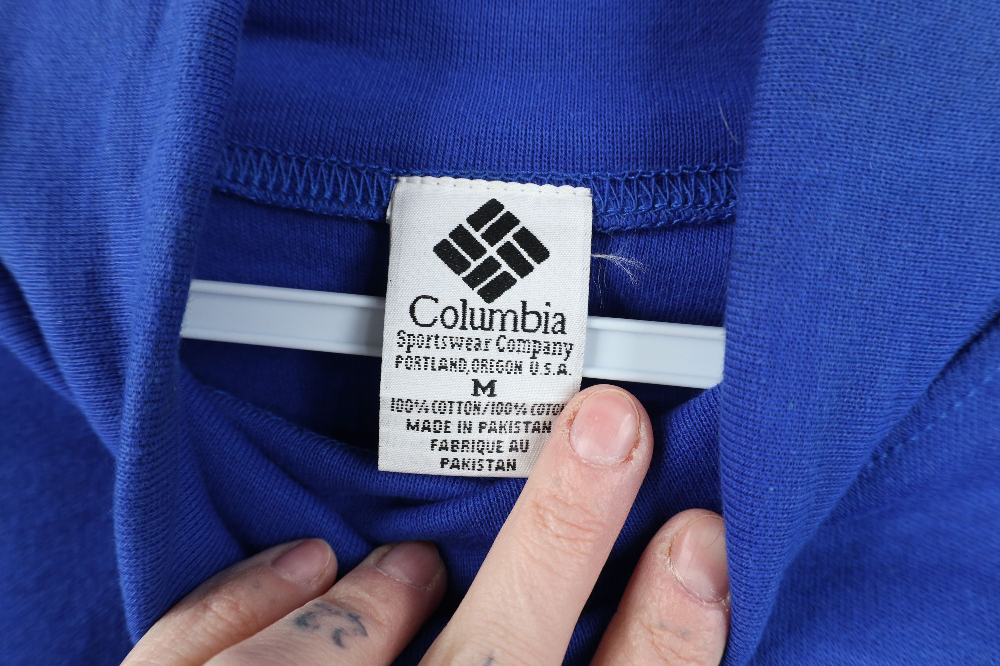 Columbia Deadstock Vintage 90s Columbia Long Sleeve T-Shirt Size US M / EU 48-50 / 2 - 11 Thumbnail