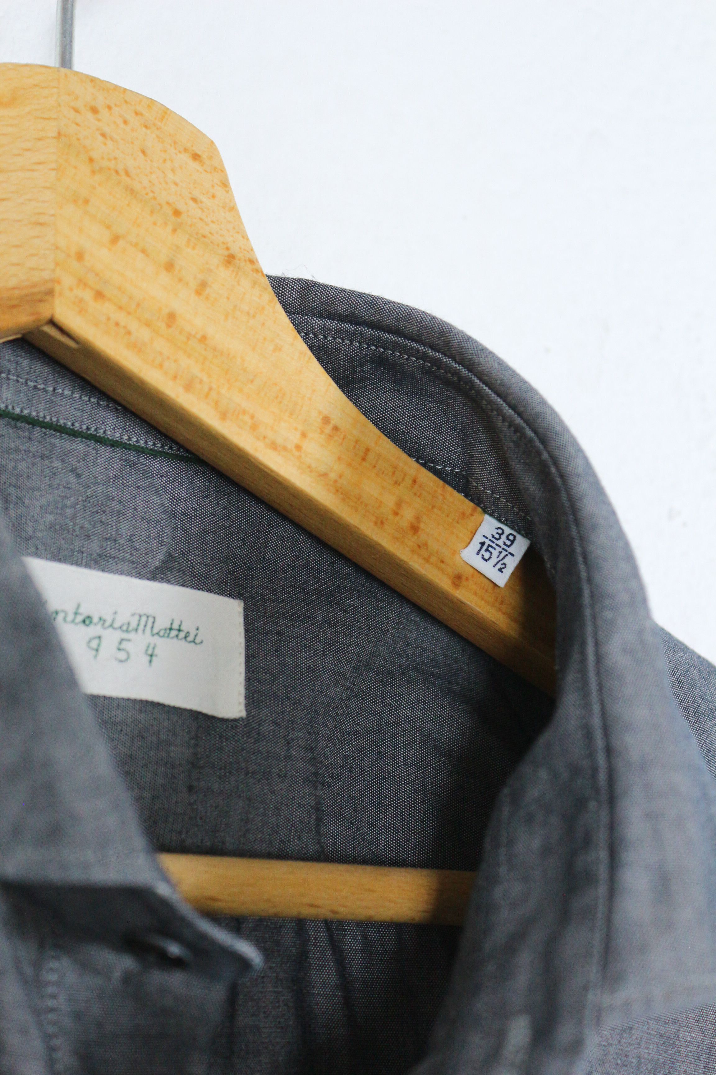 Tintoria Mattei Tintoria Mattei 954 Tape Applique Formal Shirt Size US M / EU 48-50 / 2 - 6 Thumbnail